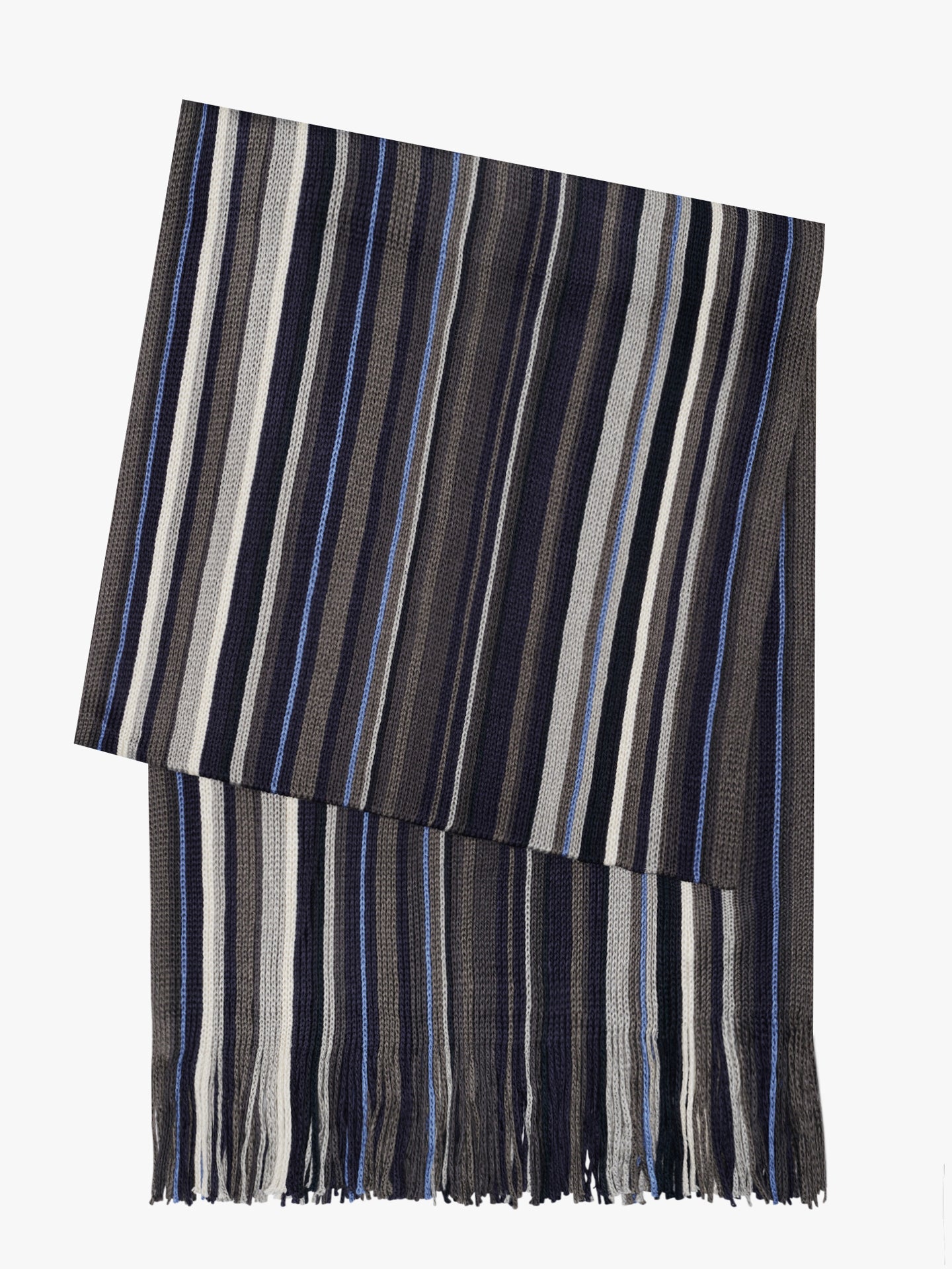 BROWN SCARF MR. BLUE