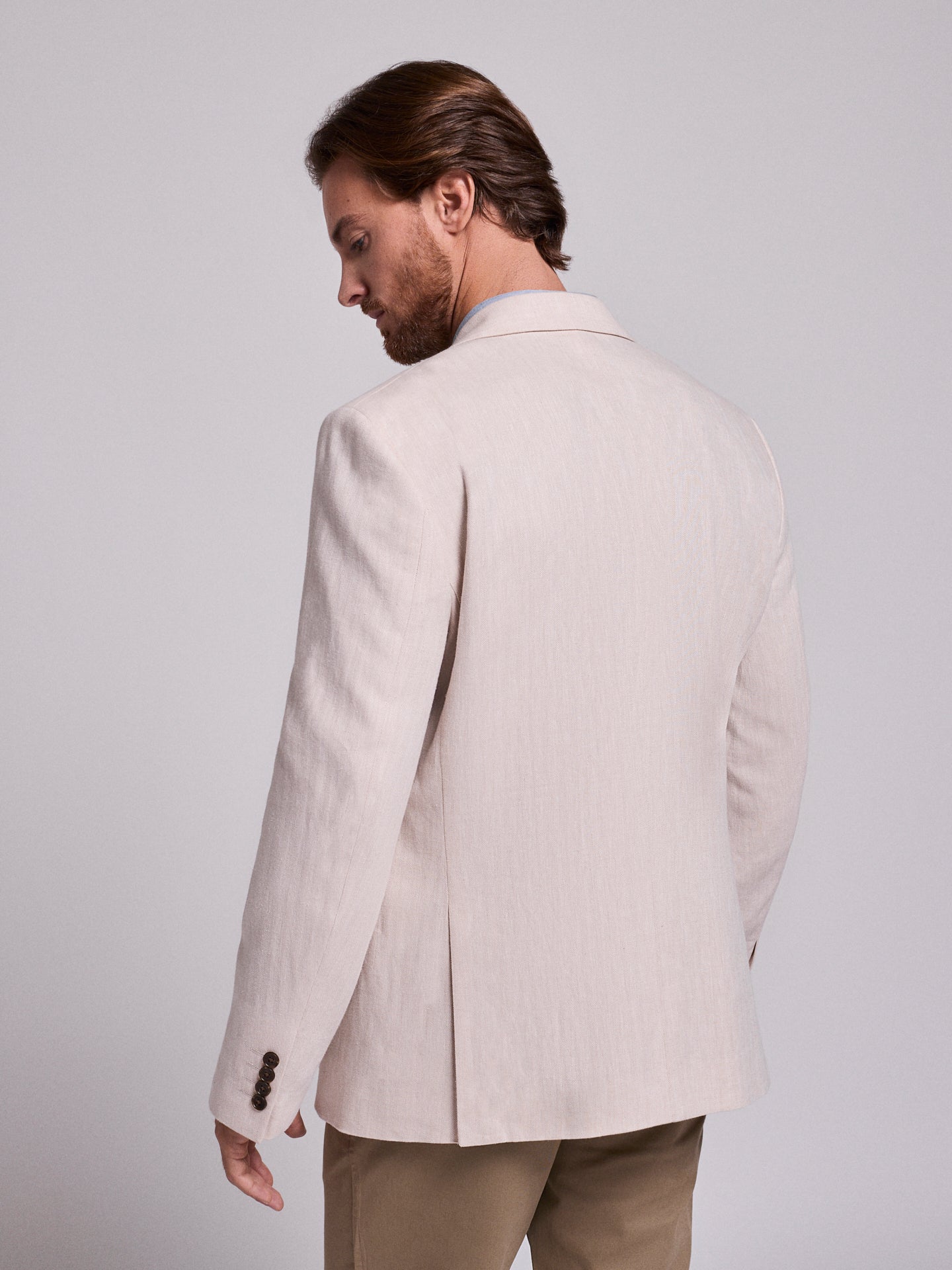 BLAZER BEGE REGULAR FIT MR. BLUE