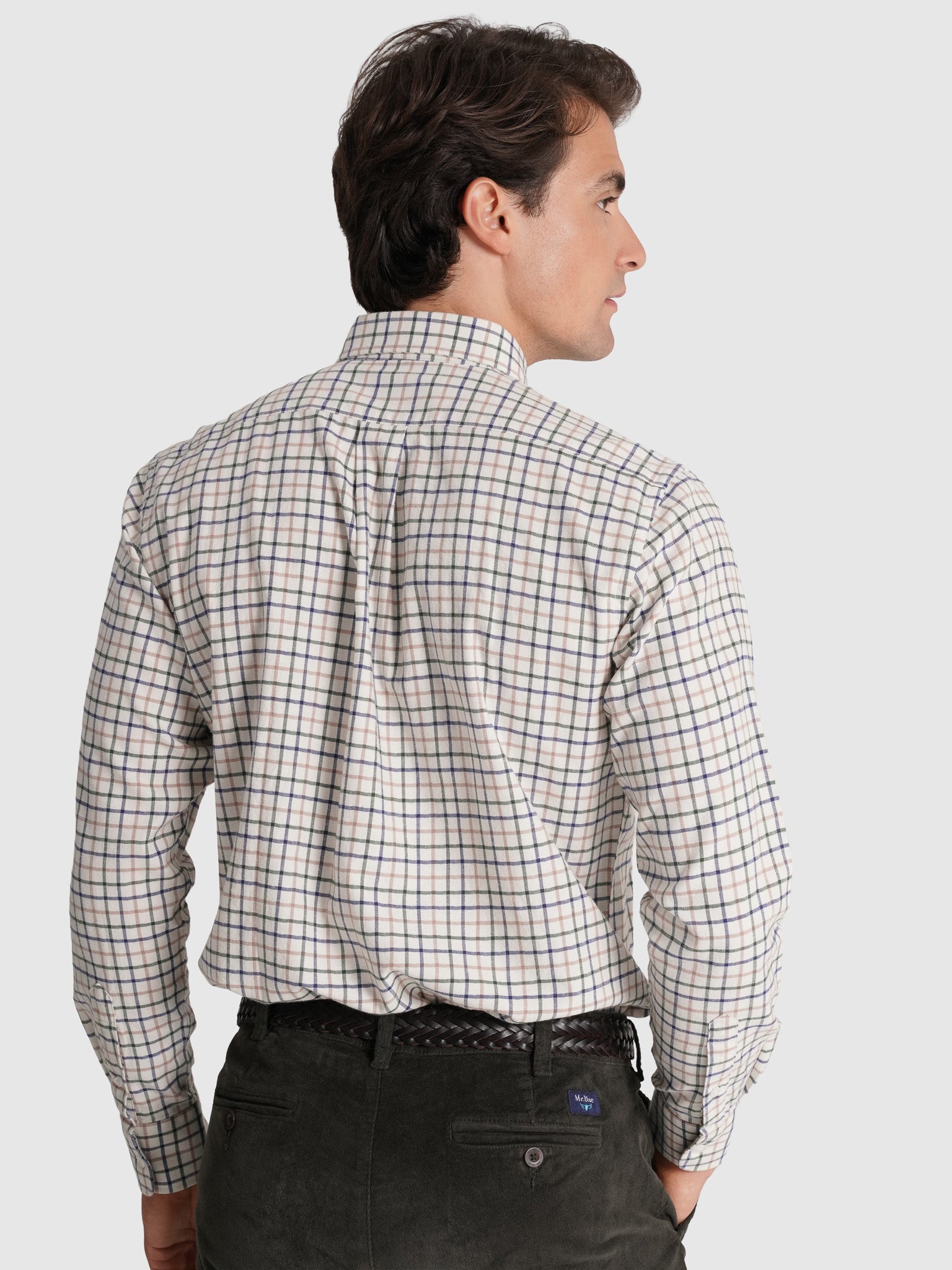 BLUE COTTON SHIRT LONG SLEEVE REGULAR FIT MR. BLUE