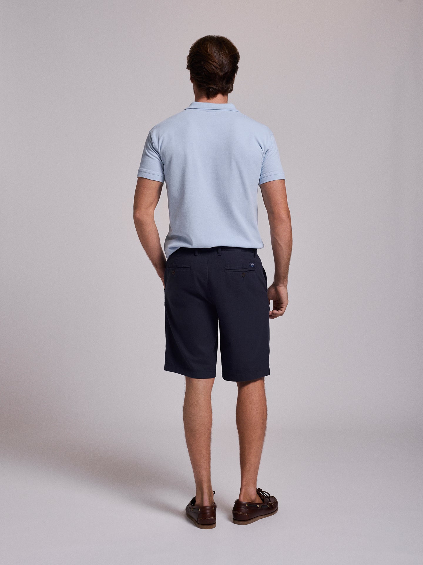 BERMUDA LINHO AZUIS REGULAR FIT MR. BLUE