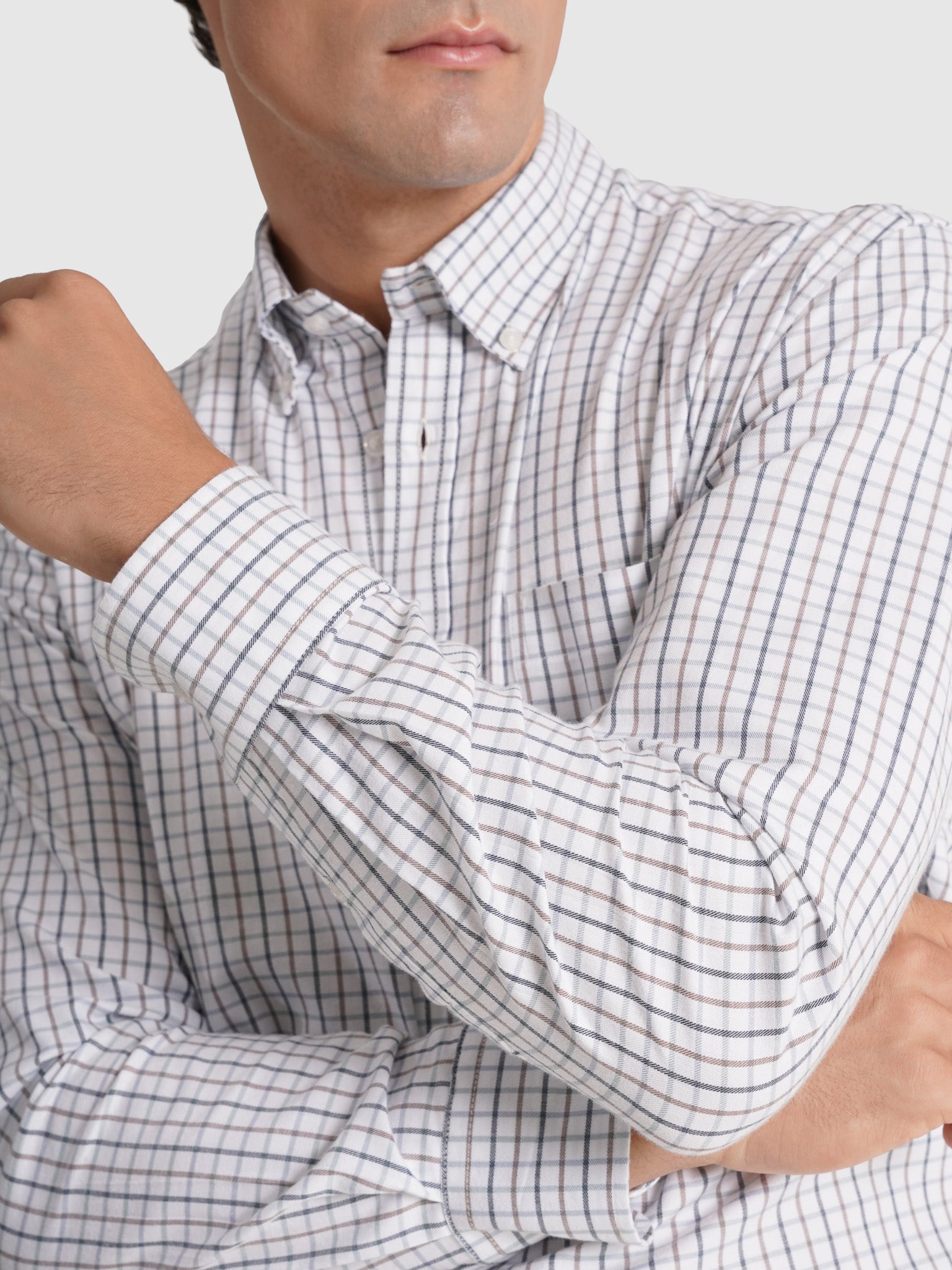 BLUE COTTON SHIRT LONG SLEEVE REGULAR FIT MR. BLUE