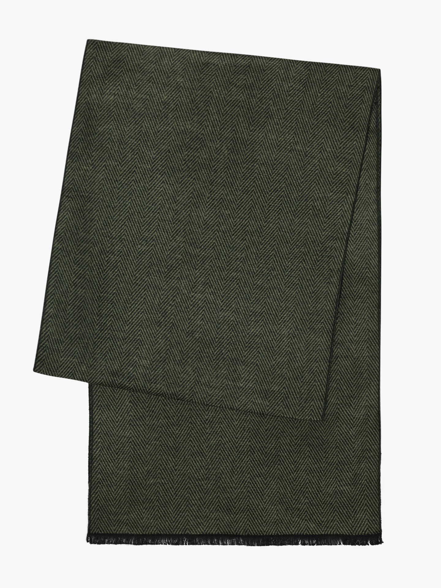 GREEN SCARF MR. BLUE
