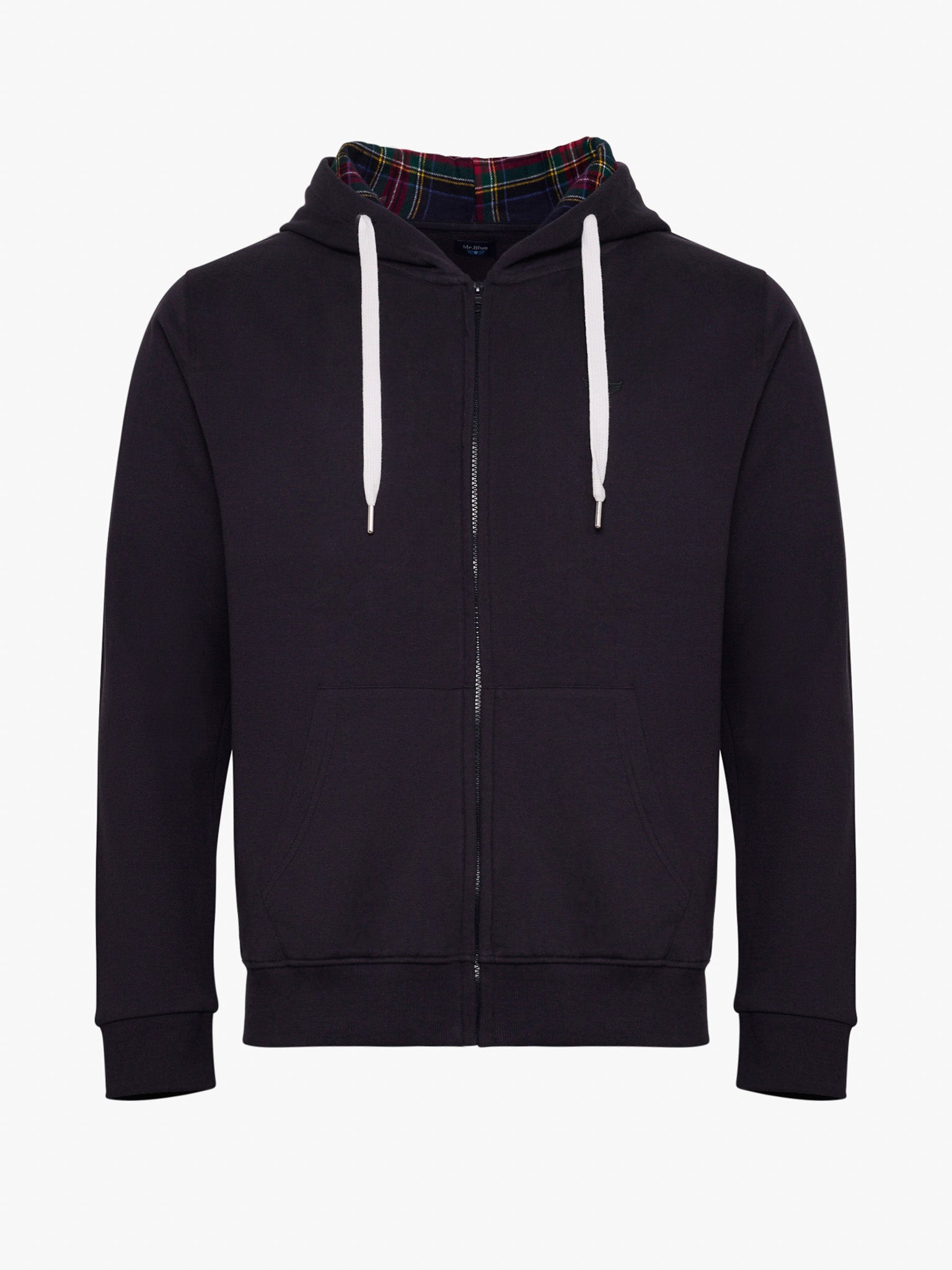 SUDADERA DE ALGODÓN AZUL MANGA LARGA REGULAR FIT MR. AZUL