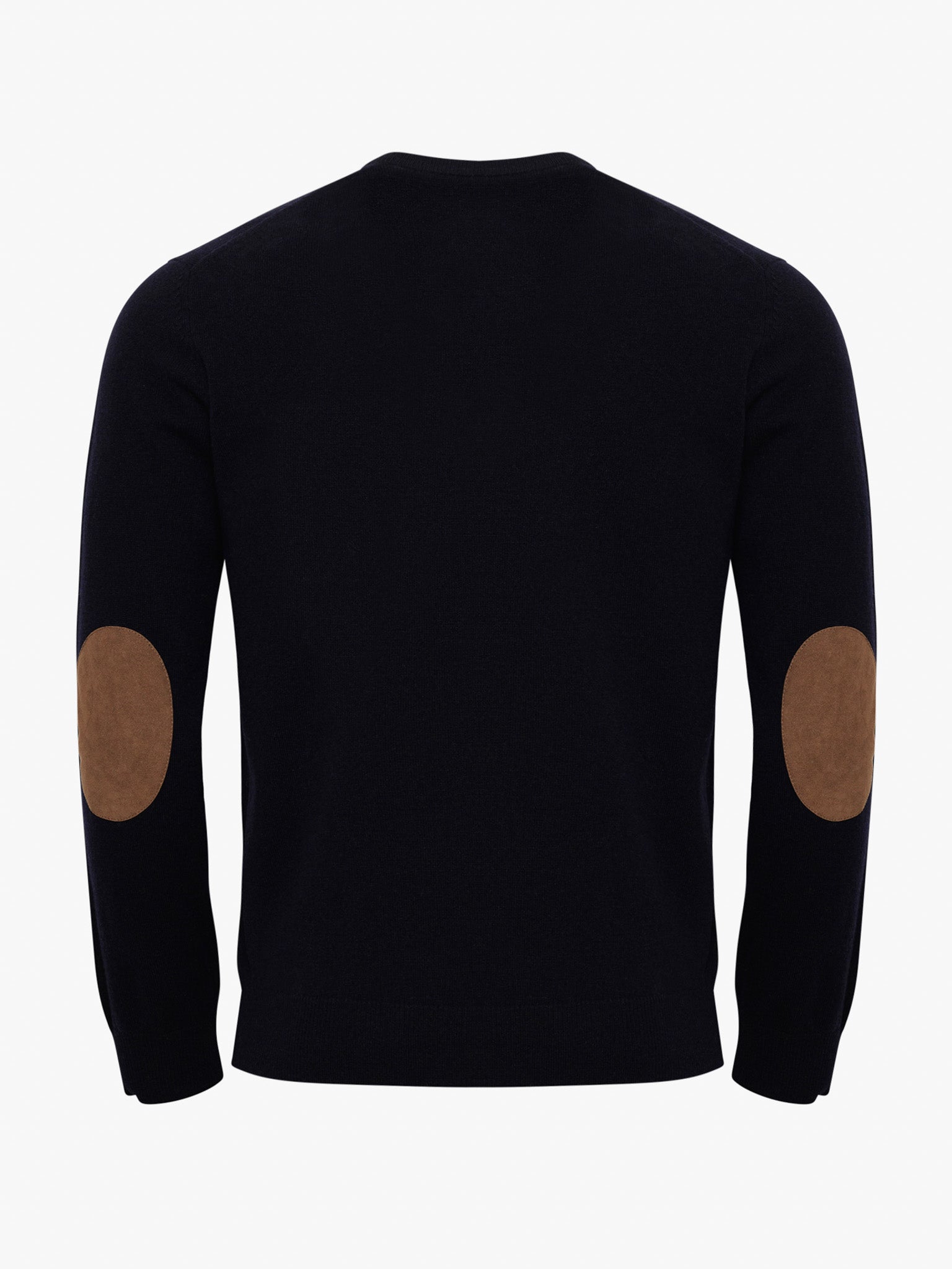 JERSEY DE LANA AZUL CON CODERAS MR REGULAR FIT. AZUL