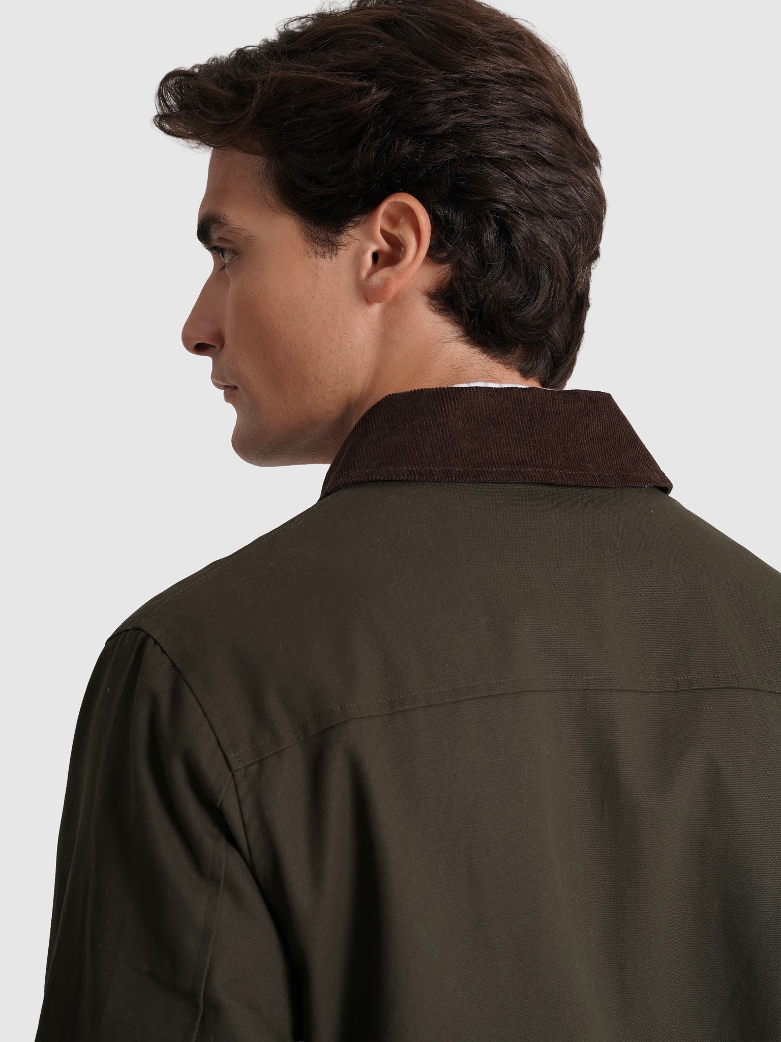 BROWN OVERCOATER LONG SLEEVE REGULAR FIT MR. BLUE