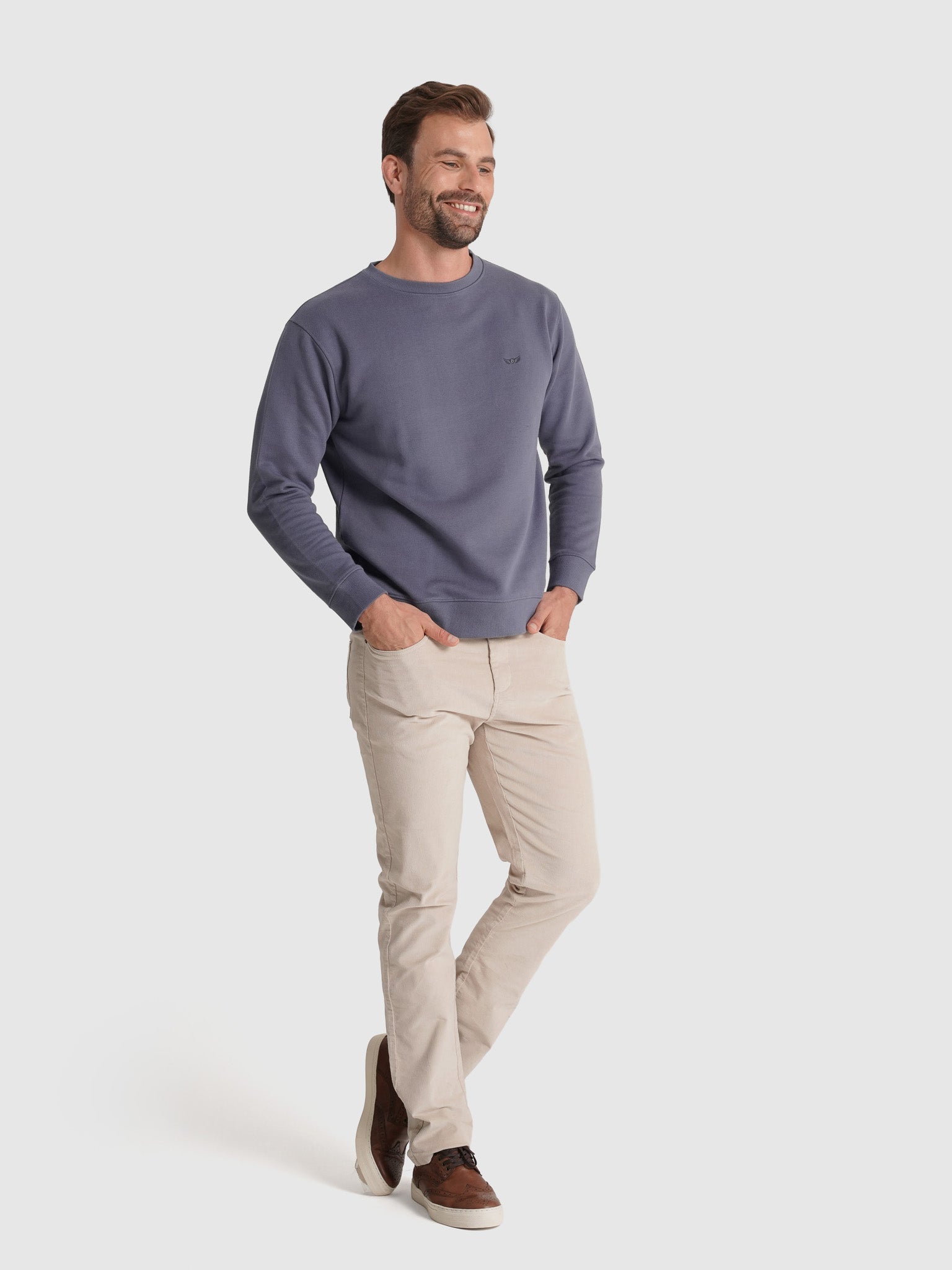 ALGODÓN BEIGE REGULAR FIT MR. AZUL