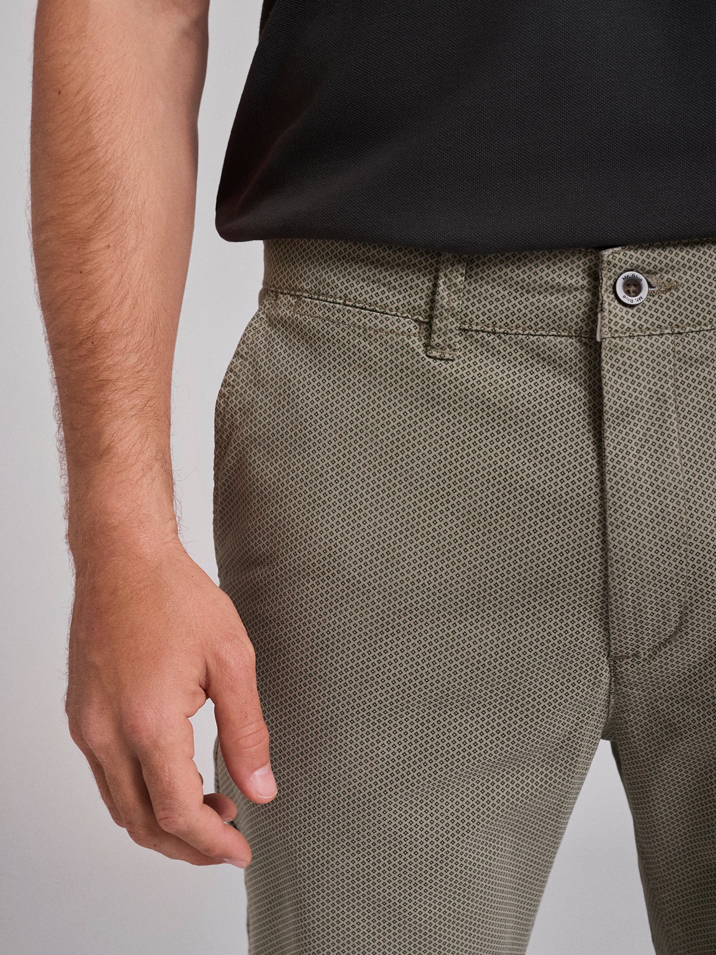 BERMUDA ALGODÃO VERDES REGULAR FIT MR. BLUE