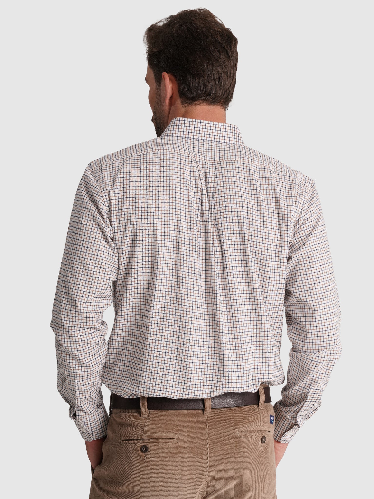 CAMISA ALGODÓN AZUL MANGA LARGA REGULAR FIT MR. AZUL