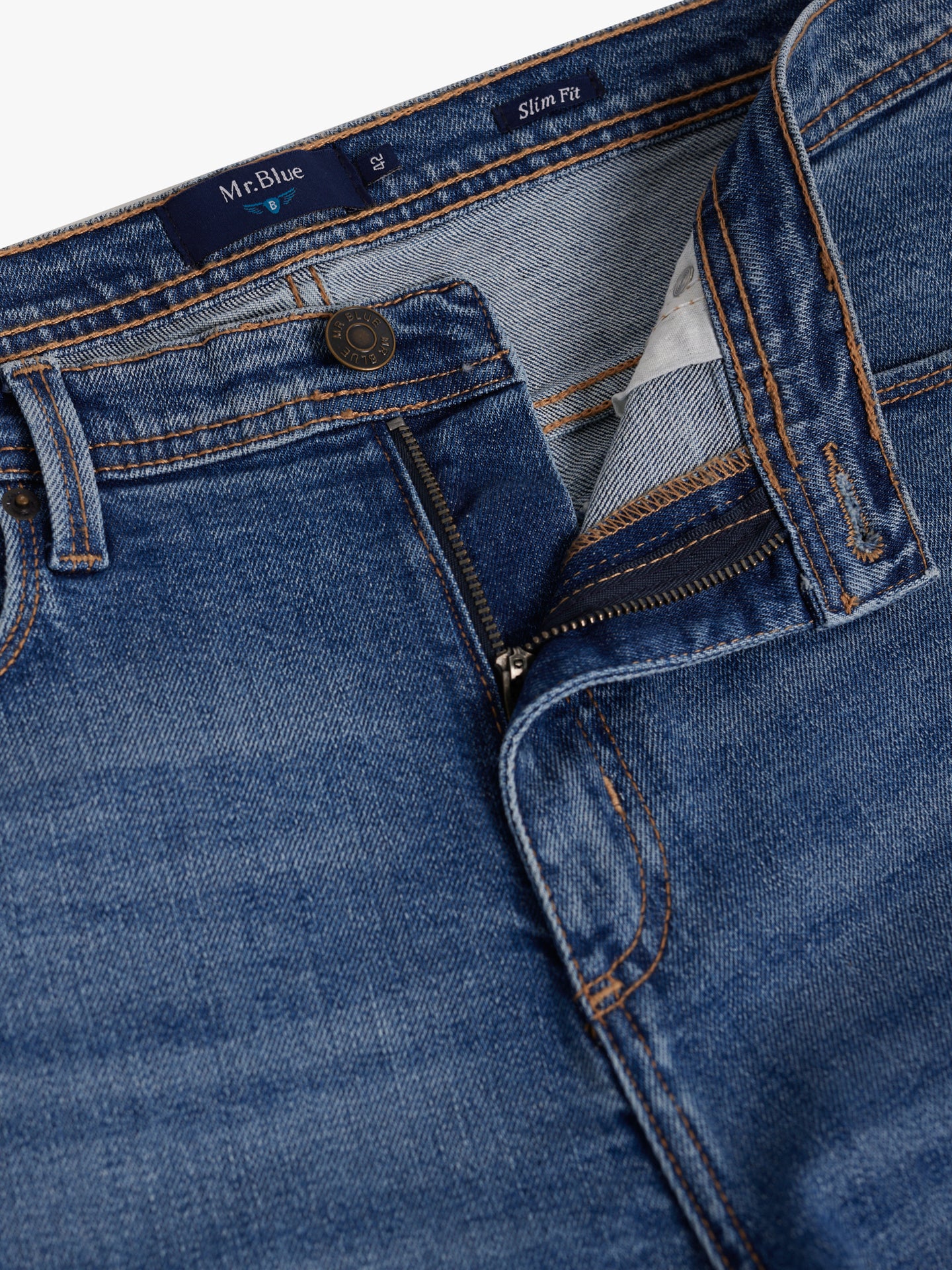 BLUE SLIM FIT JEANS MR. BLUE