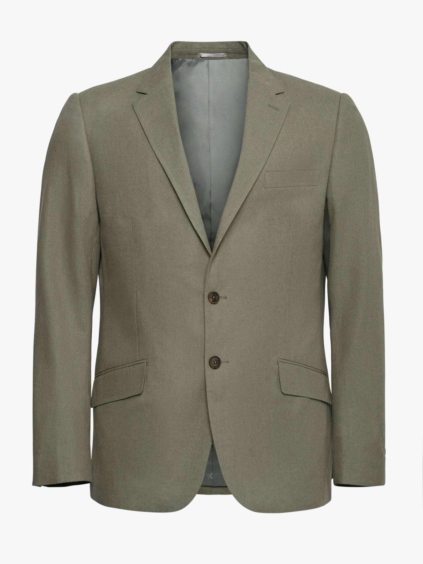 Mr. Blue Green Linen Blazer