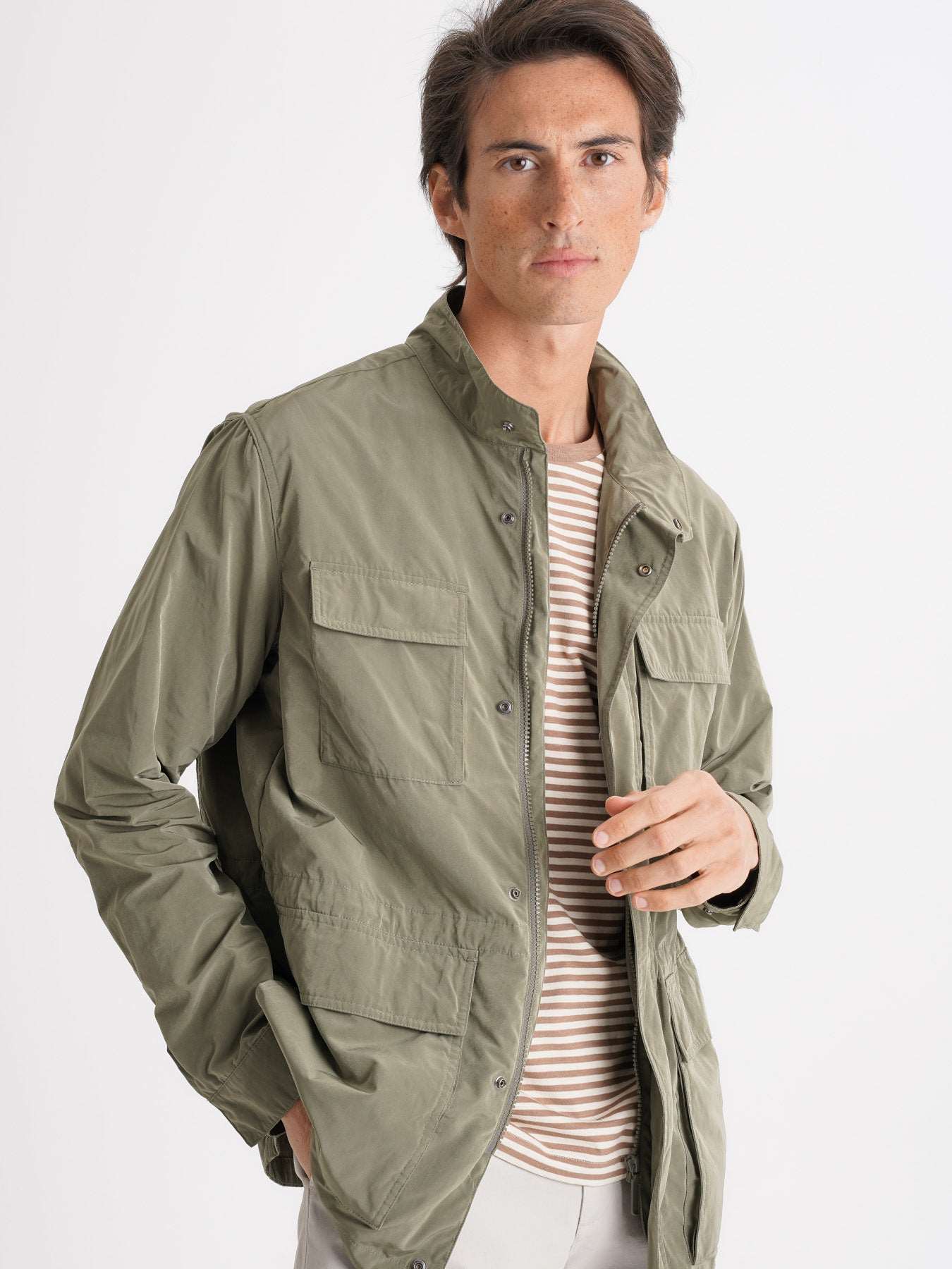 Mr.Chaqueta Verde Azul