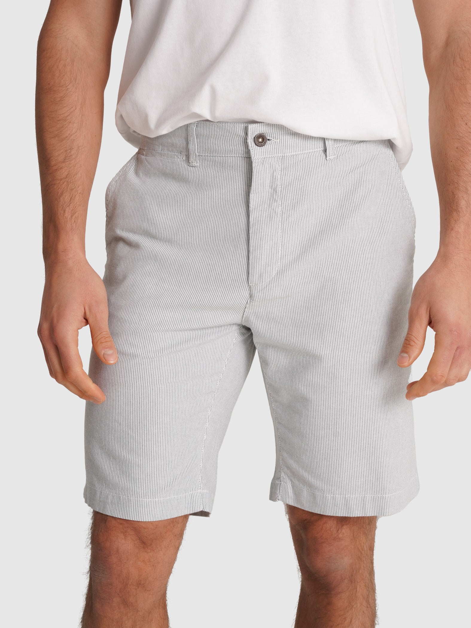 BERMUDA OXFORD VERDE REGULAR FIT MR. AZUL