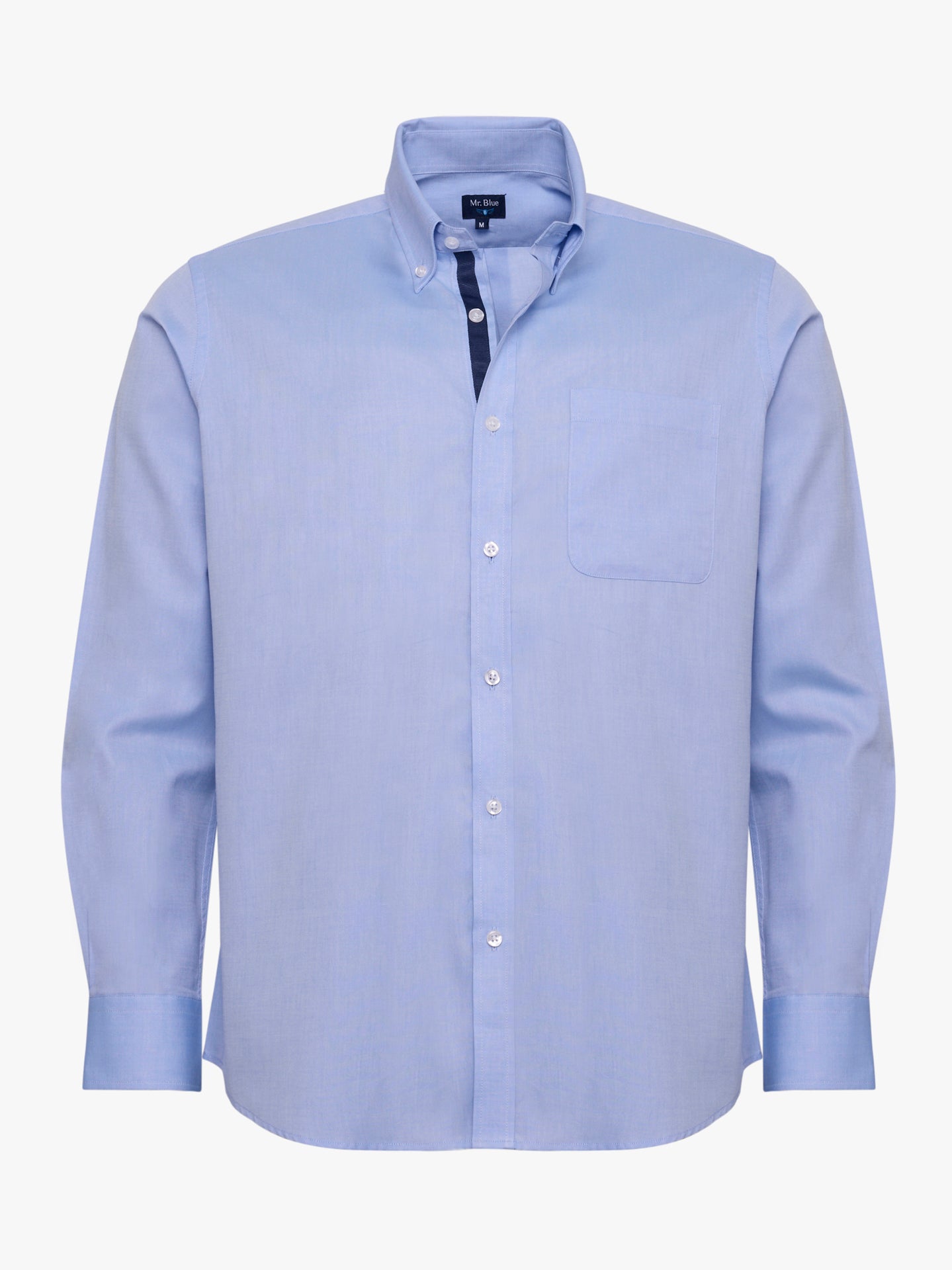 BLUE COTTON SHIRT LONG SLEEVE REGULAR FIT MR. BLUE