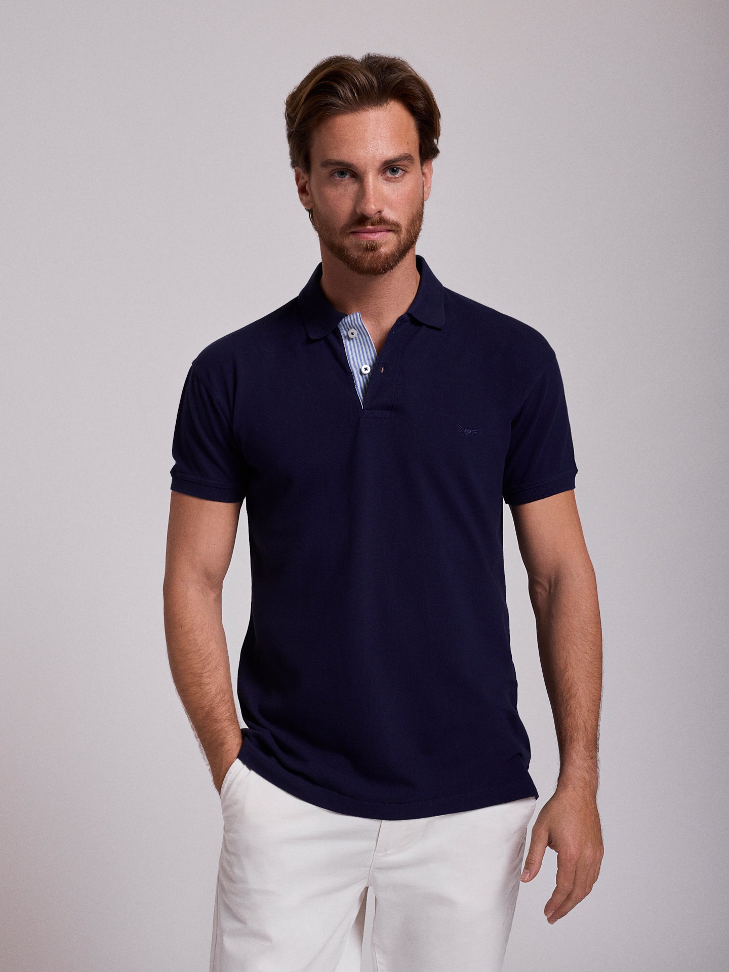 BLUE POLO SHORT SLEEVE REGULAR FIT MR. BLUE