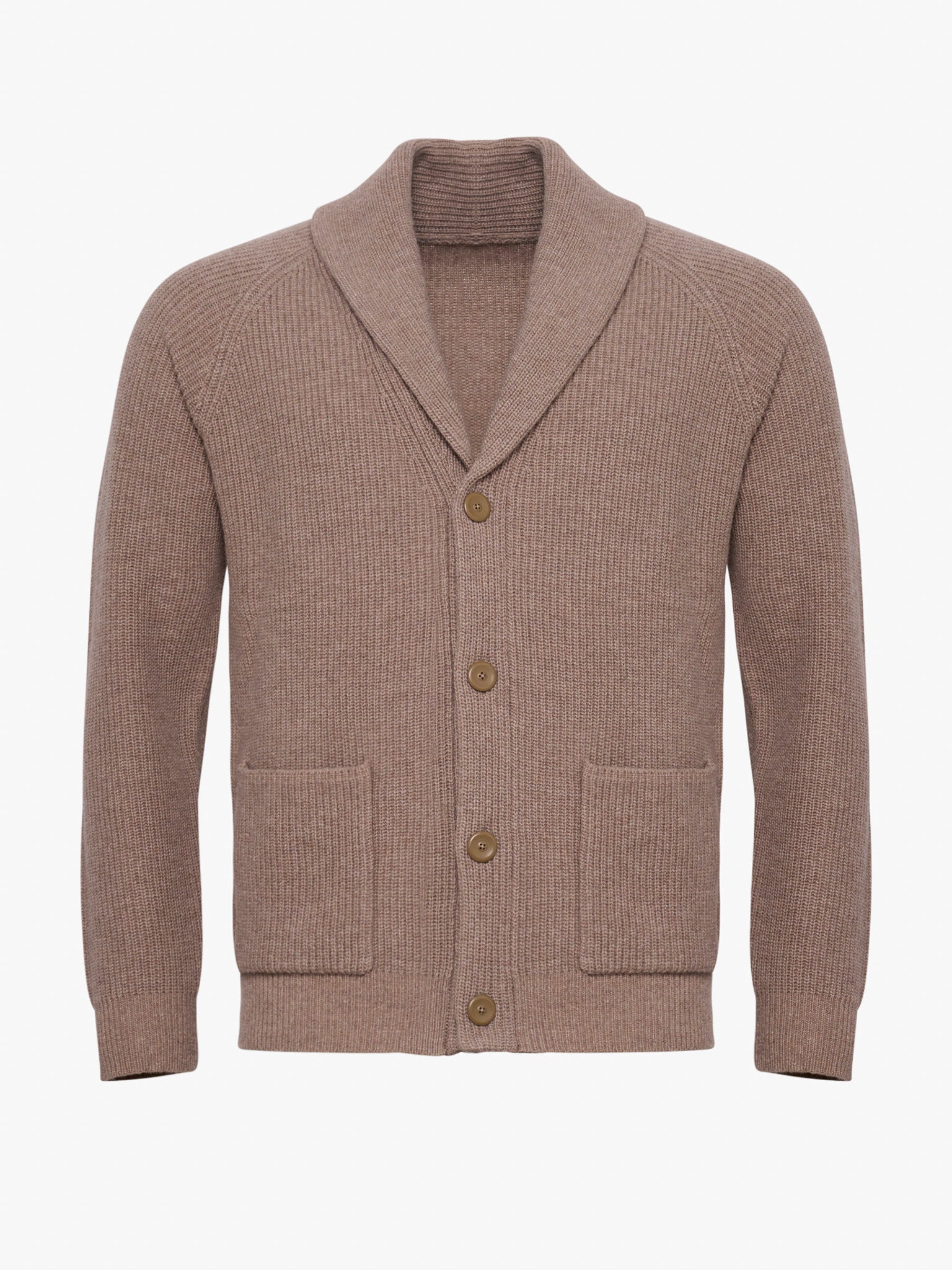 JERSEY DE LANA MERINO BEIGE MANGA LARGA AJUSTE REGULAR MARK BELLUCCI