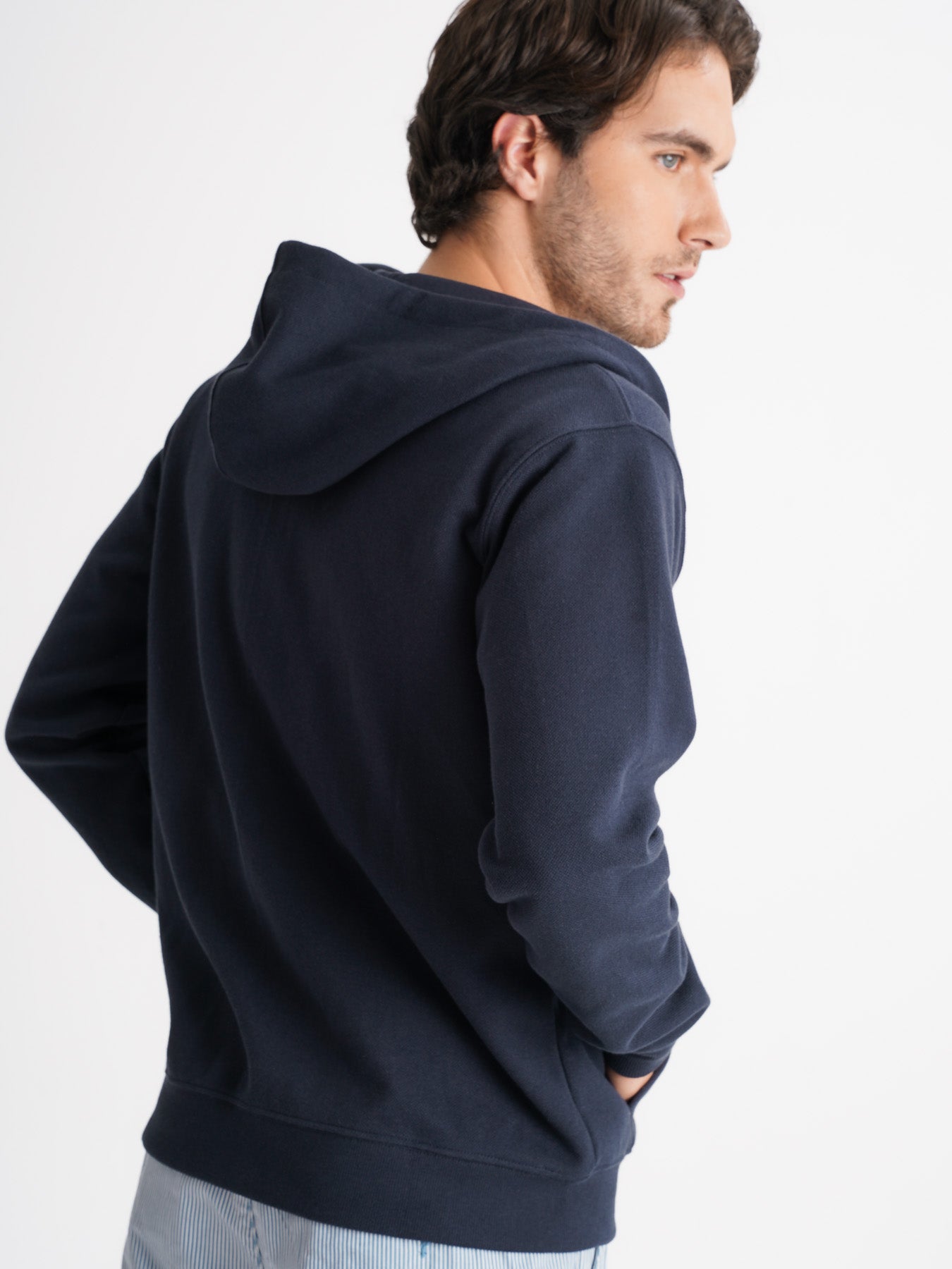 Blue Hoodie With Mr. Blue Logo