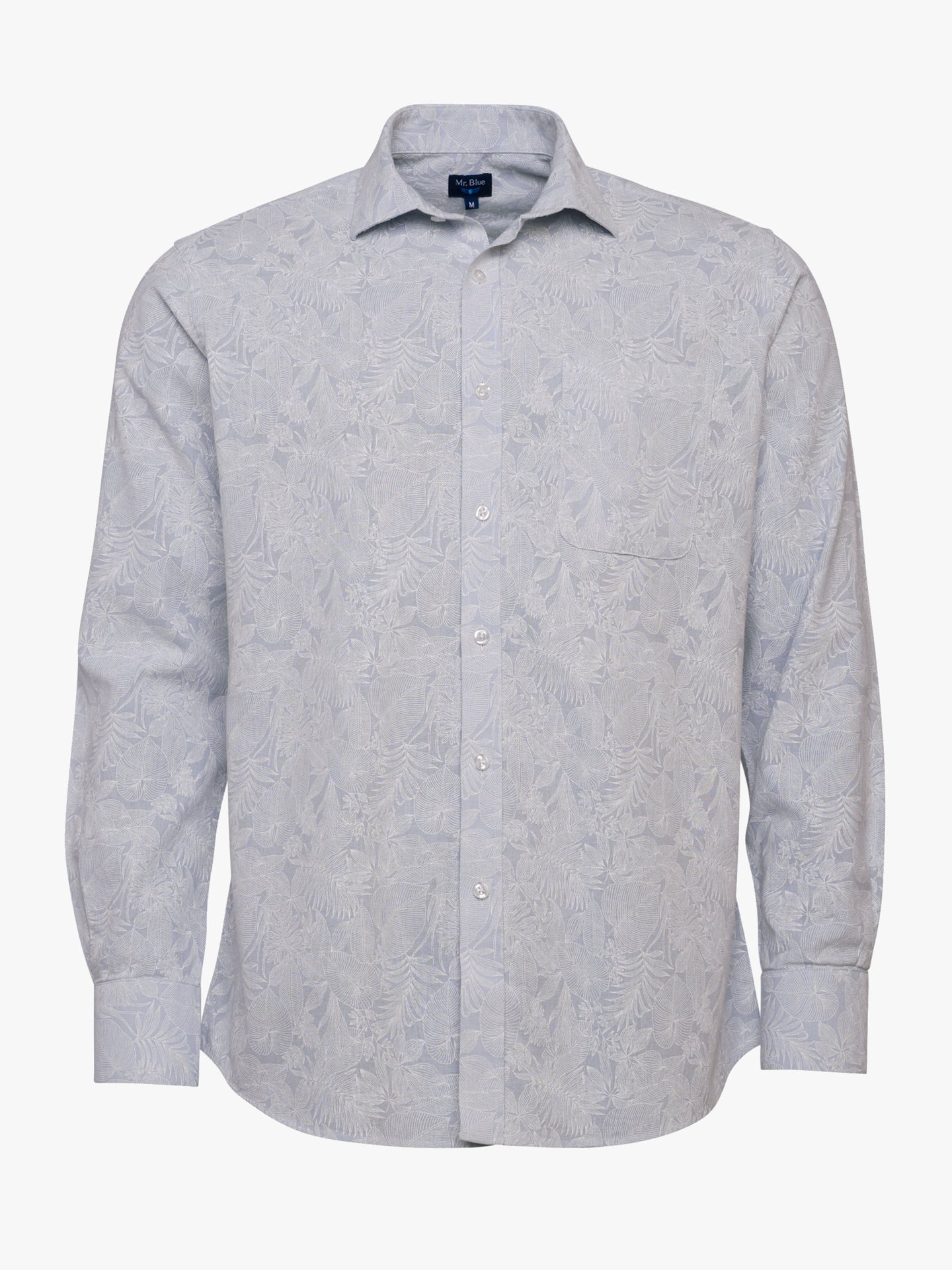 Regular Fit Blue Linen Shirt Mr. Blue