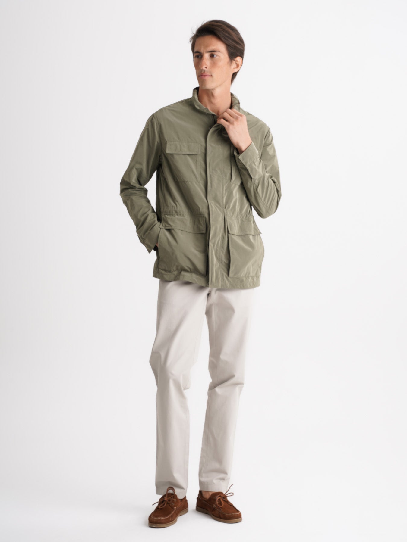 Mr.Chaqueta Verde Azul