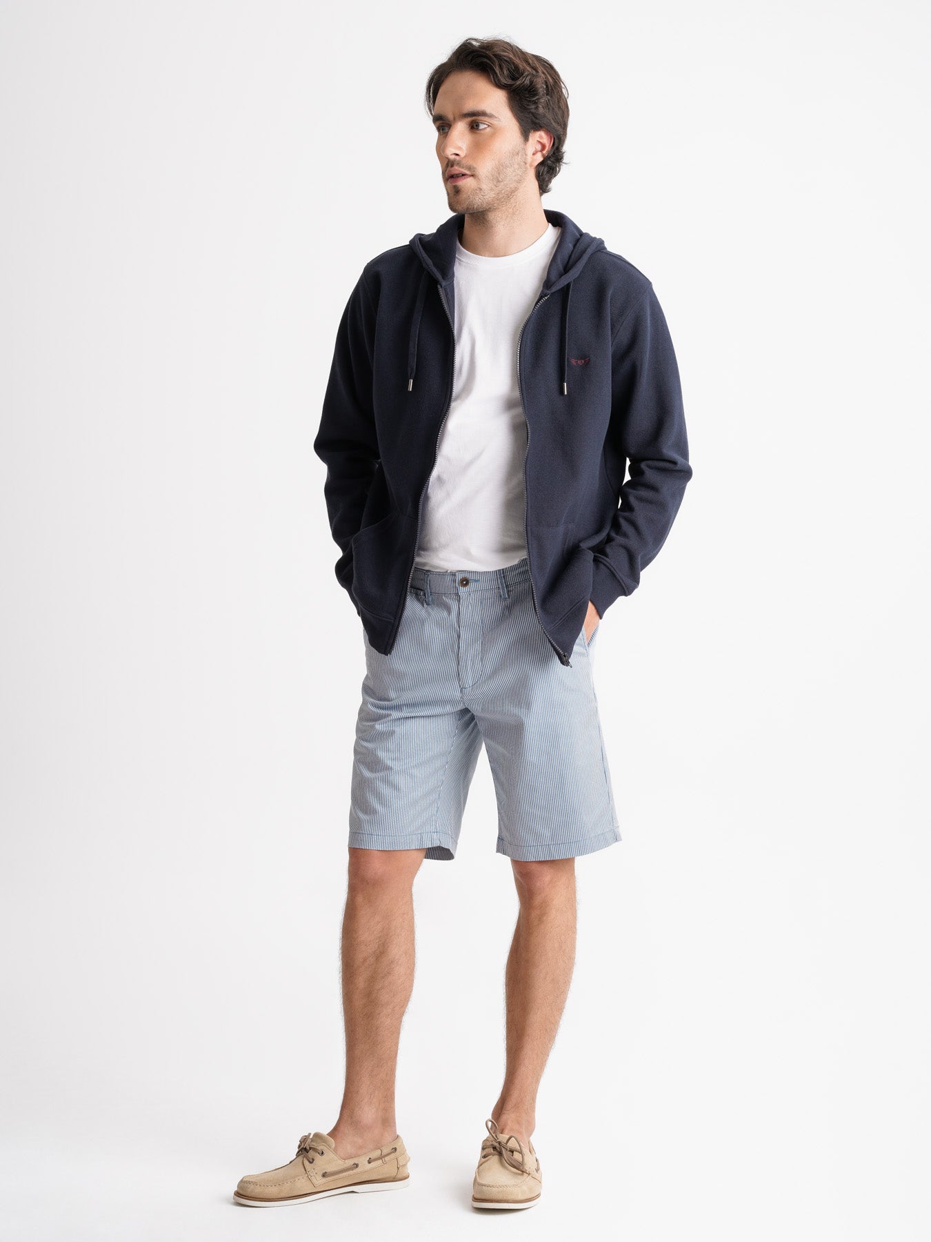 Blue Hoodie With Mr. Blue Logo