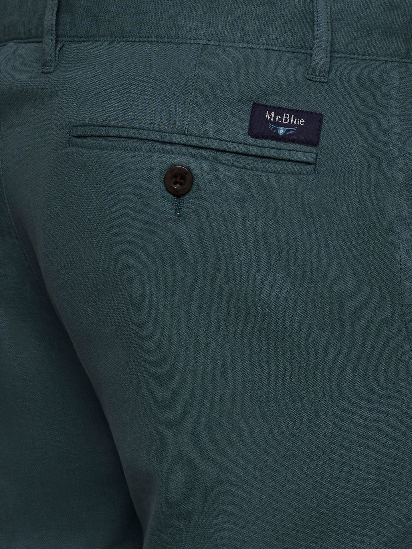 Pantalones cortos azules de corte regular Mr. Blue