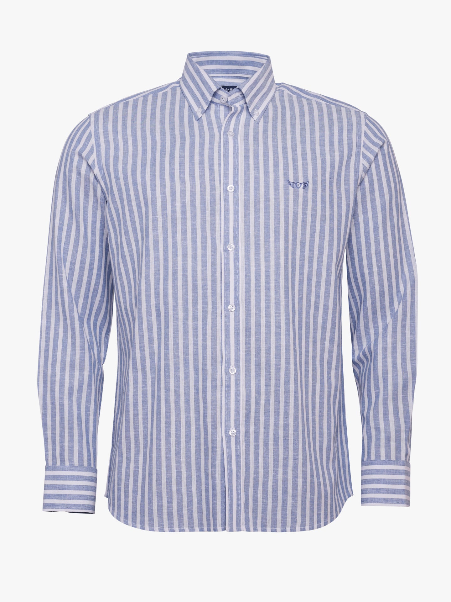 Regular Fit Blue Linen Shirt Mr. Blue