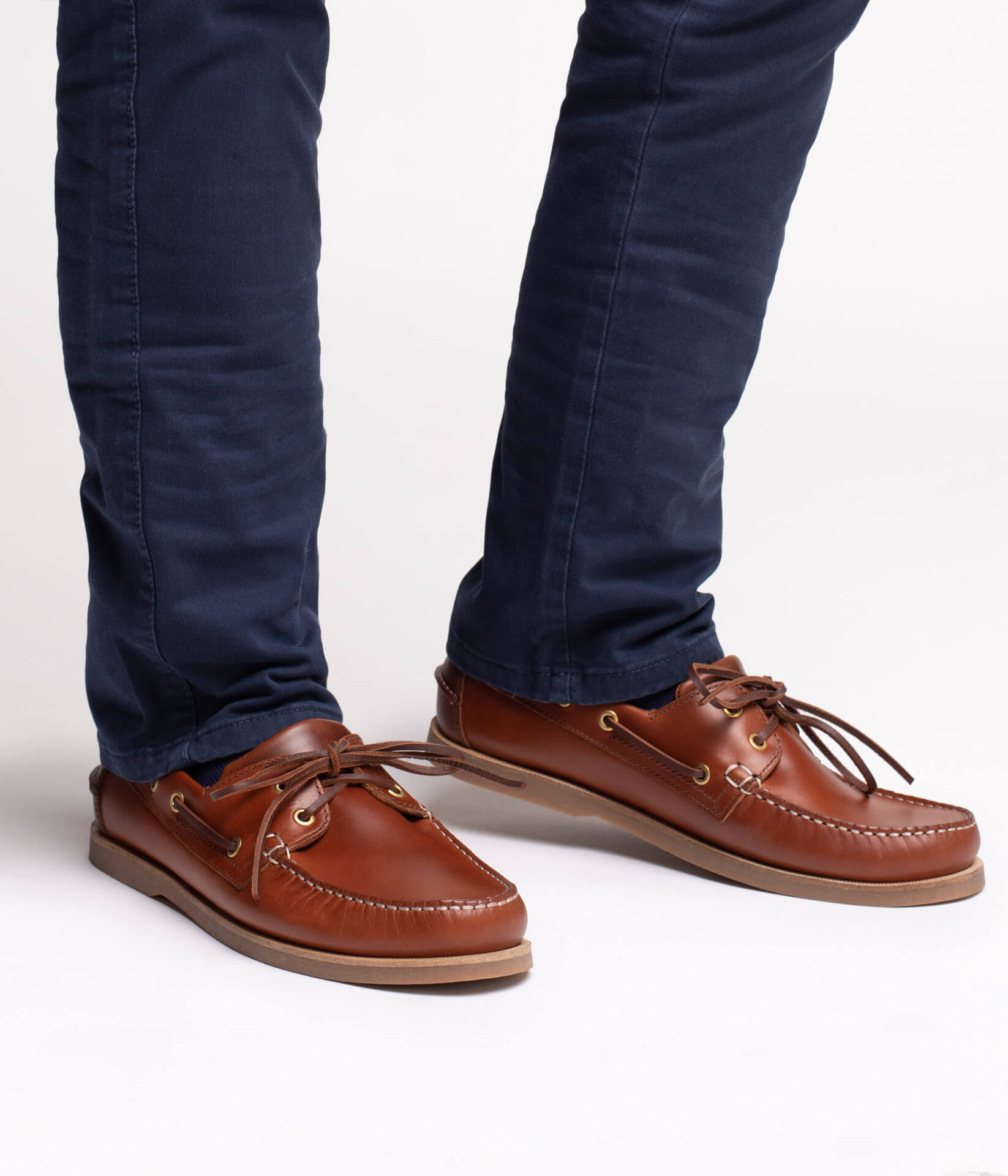 Kinney Leather Brown Mr. Blue Shoes