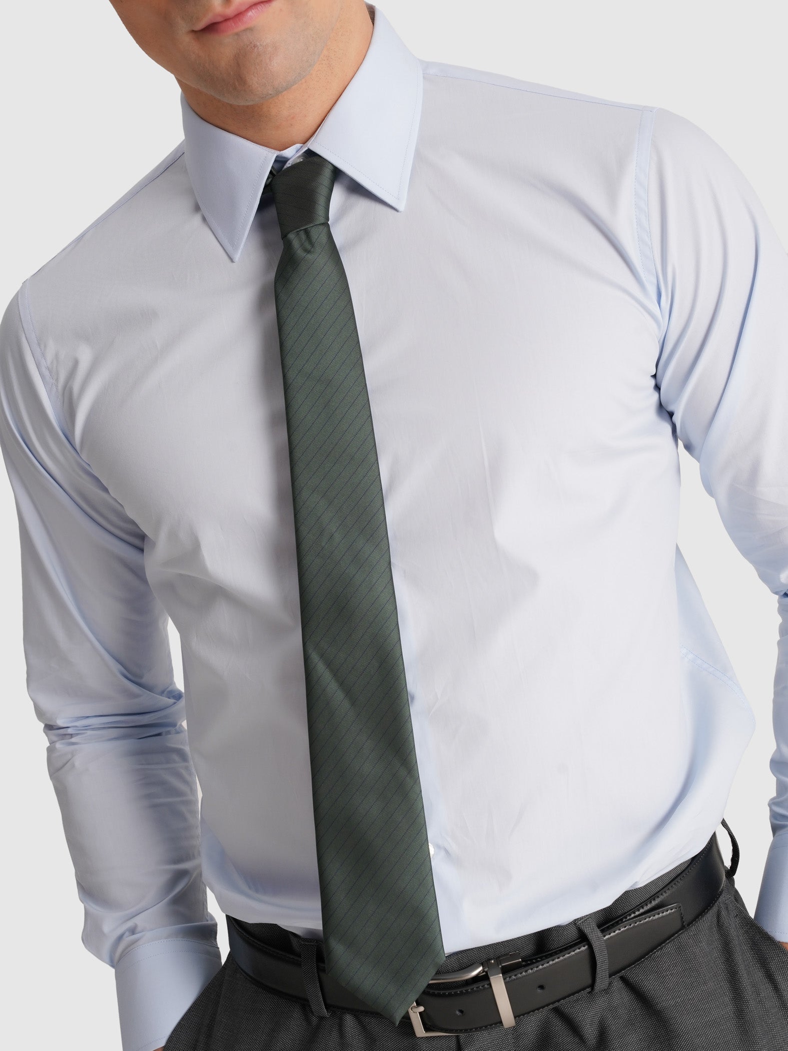 CORBATA VERDE SR. AZUL