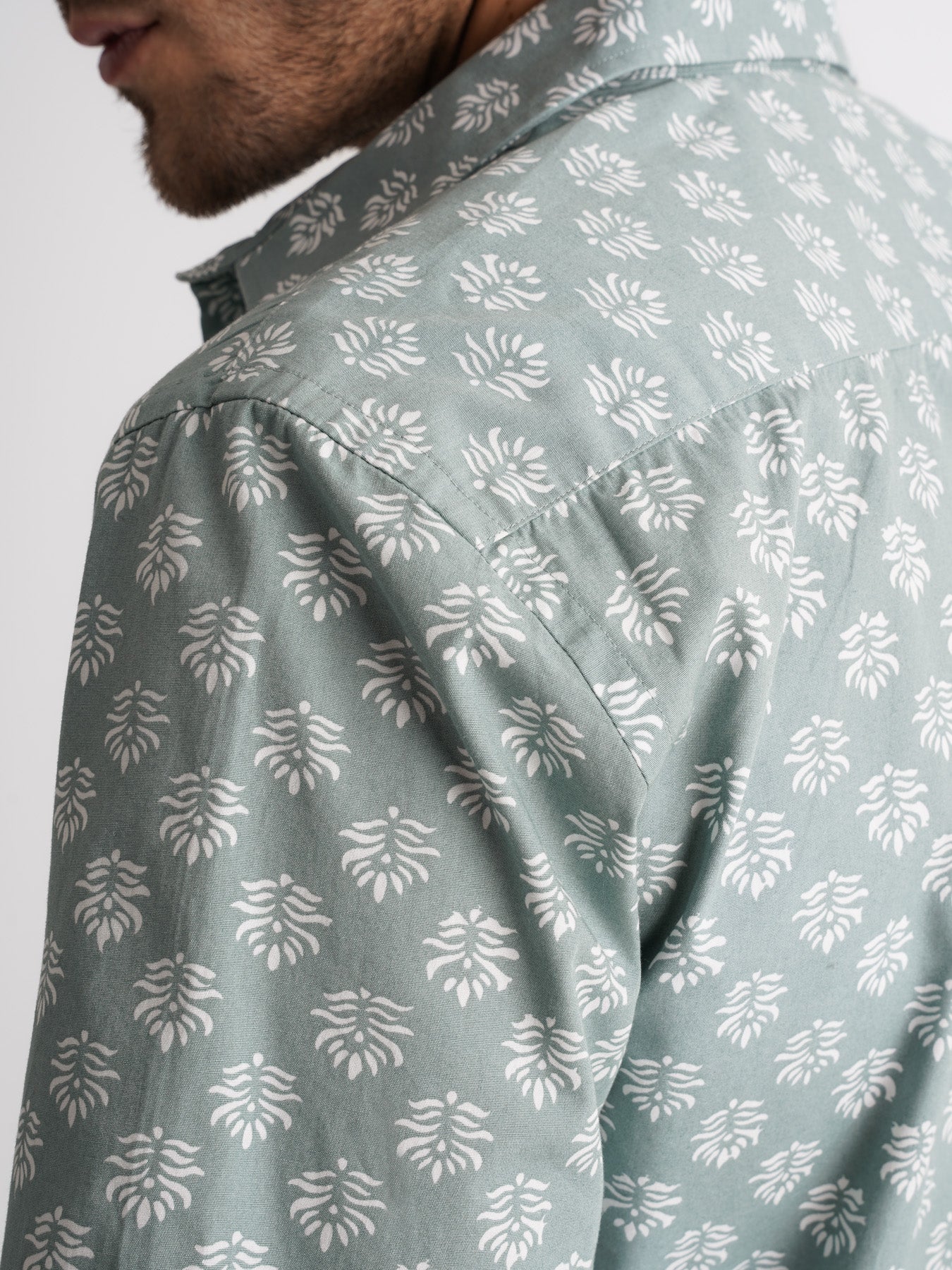 Camisa Regular Fit Popelina Verde Mr. Blue