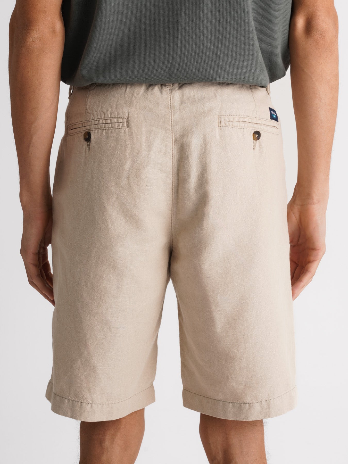 Regular Fit Beige Mr. Blue Shorts