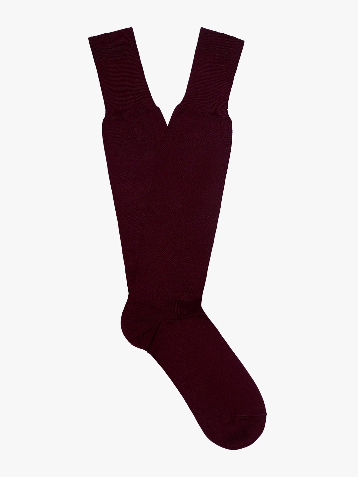 REGULAR FIT BORDEAUX COTTON SOCKS MR. BLUE