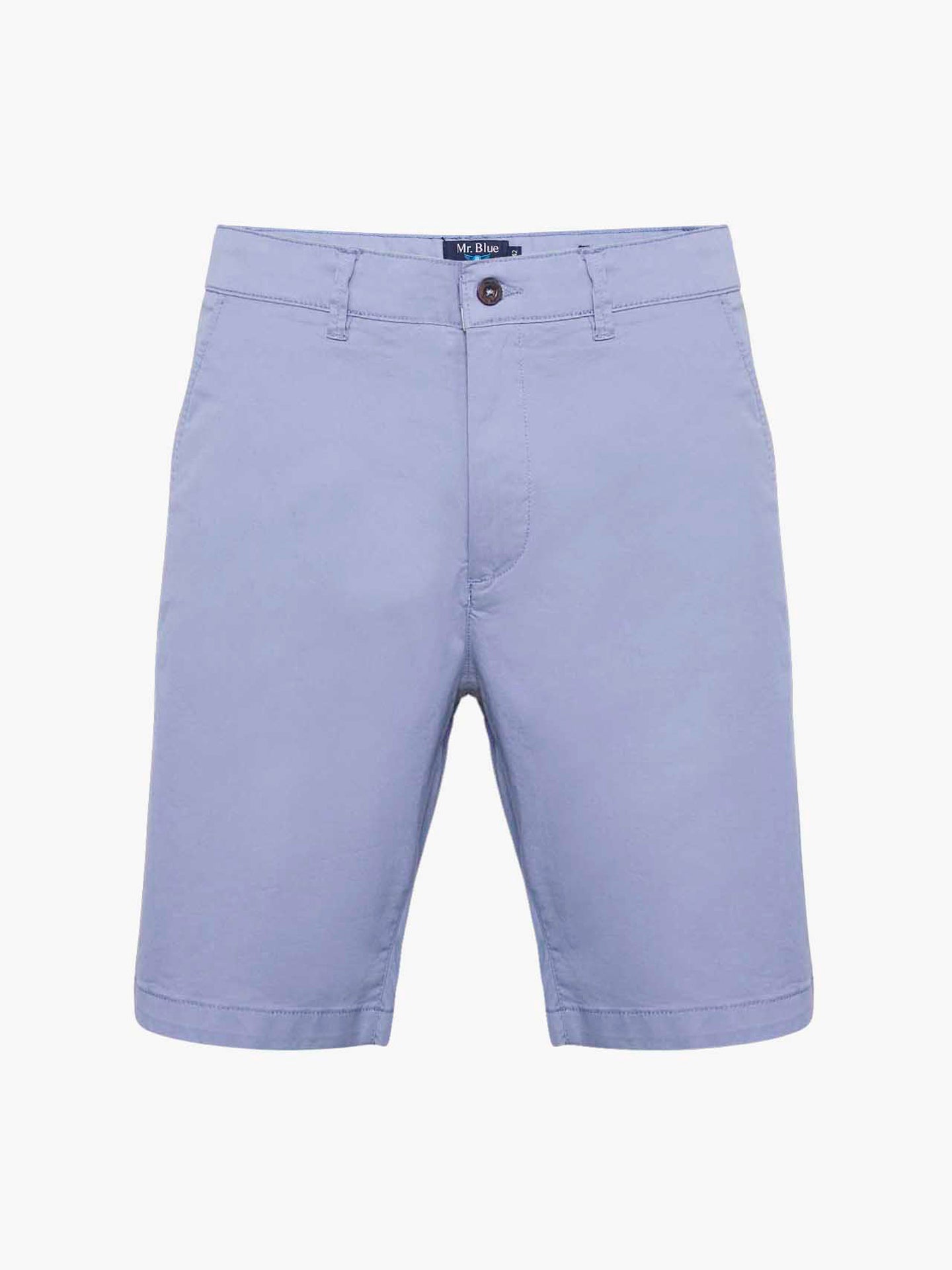 BERMUDA DE ALGODÓN AZUL REGULAR FIT MR. AZUL