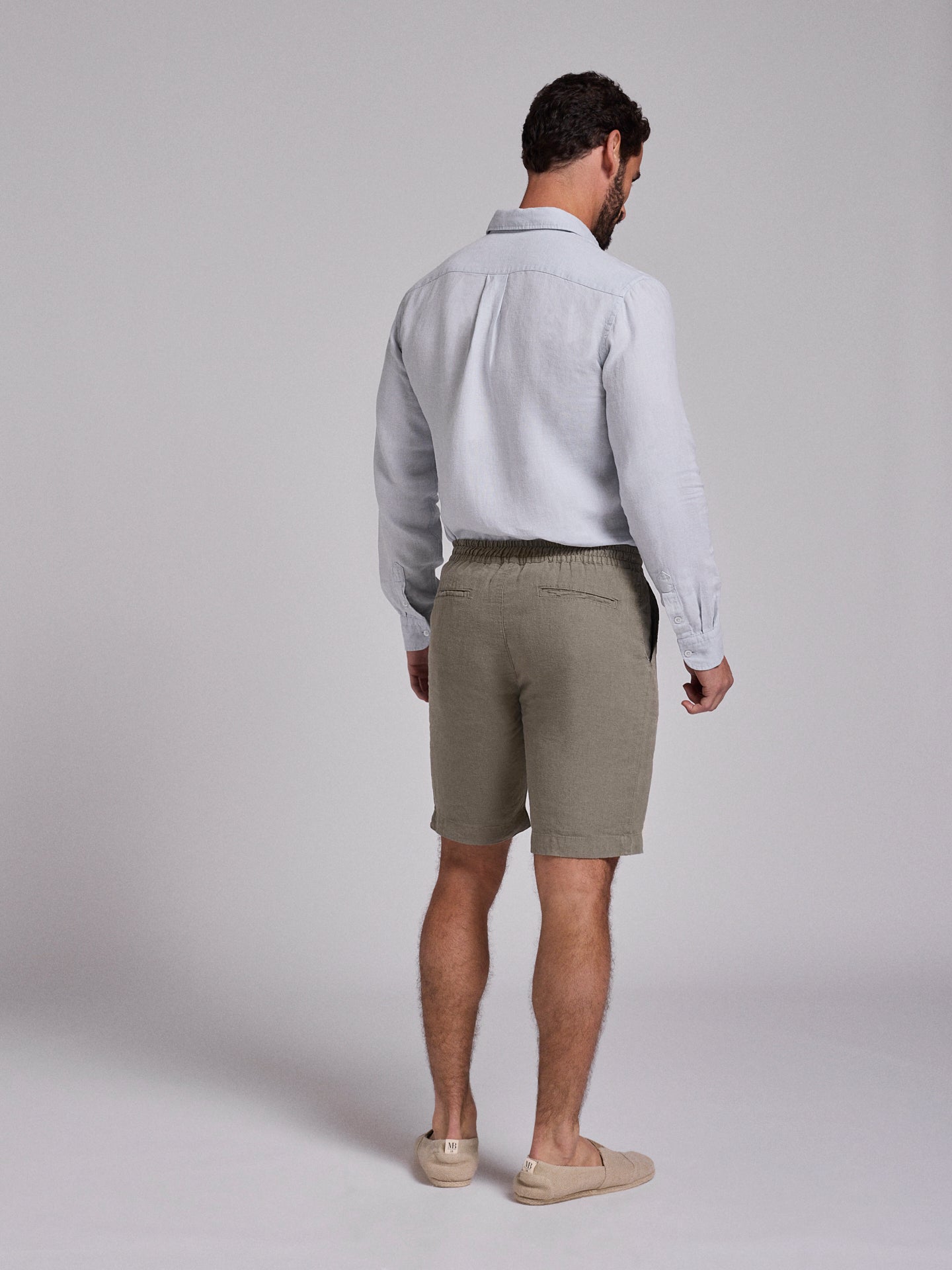 BERMUDA LINHO VERDES REGULAR FIT MARK BELLUCCI