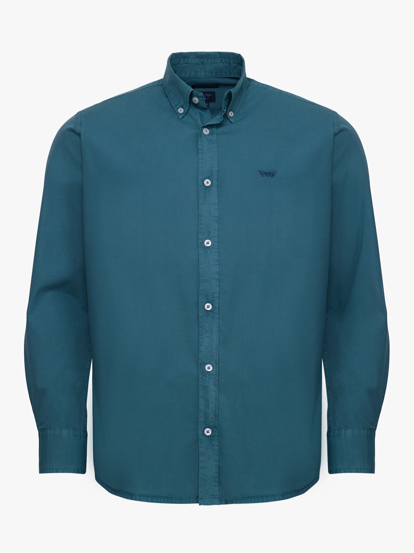 BLUE COTTON SHIRT LONG SLEEVE REGULAR FIT MR. BLUE