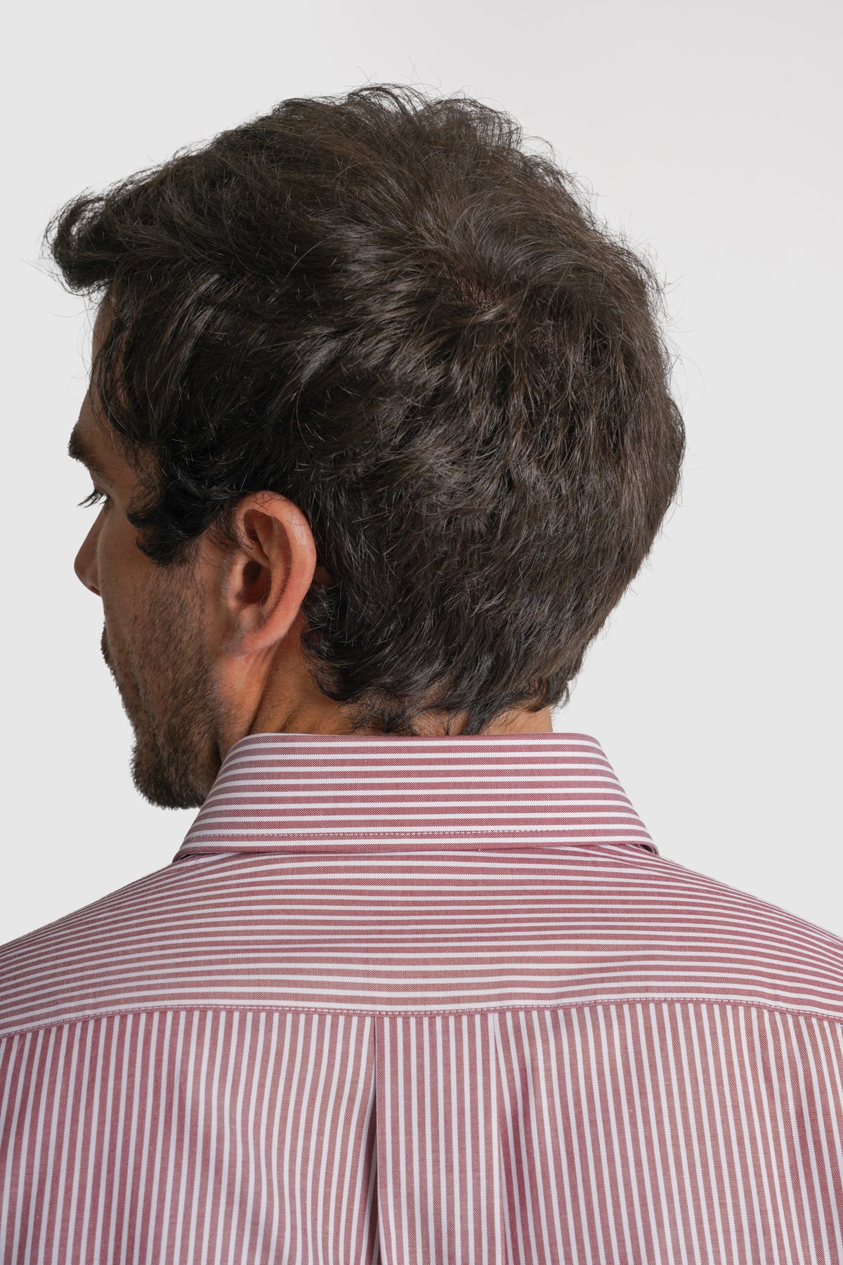 CAMISA ALGODÃO REGULAR FIT VERMELHA RISCAS MR. BLUE