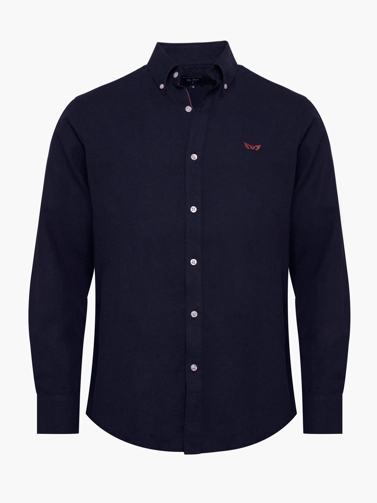 Regular Fit Blue Linen Shirt Mr. Blue