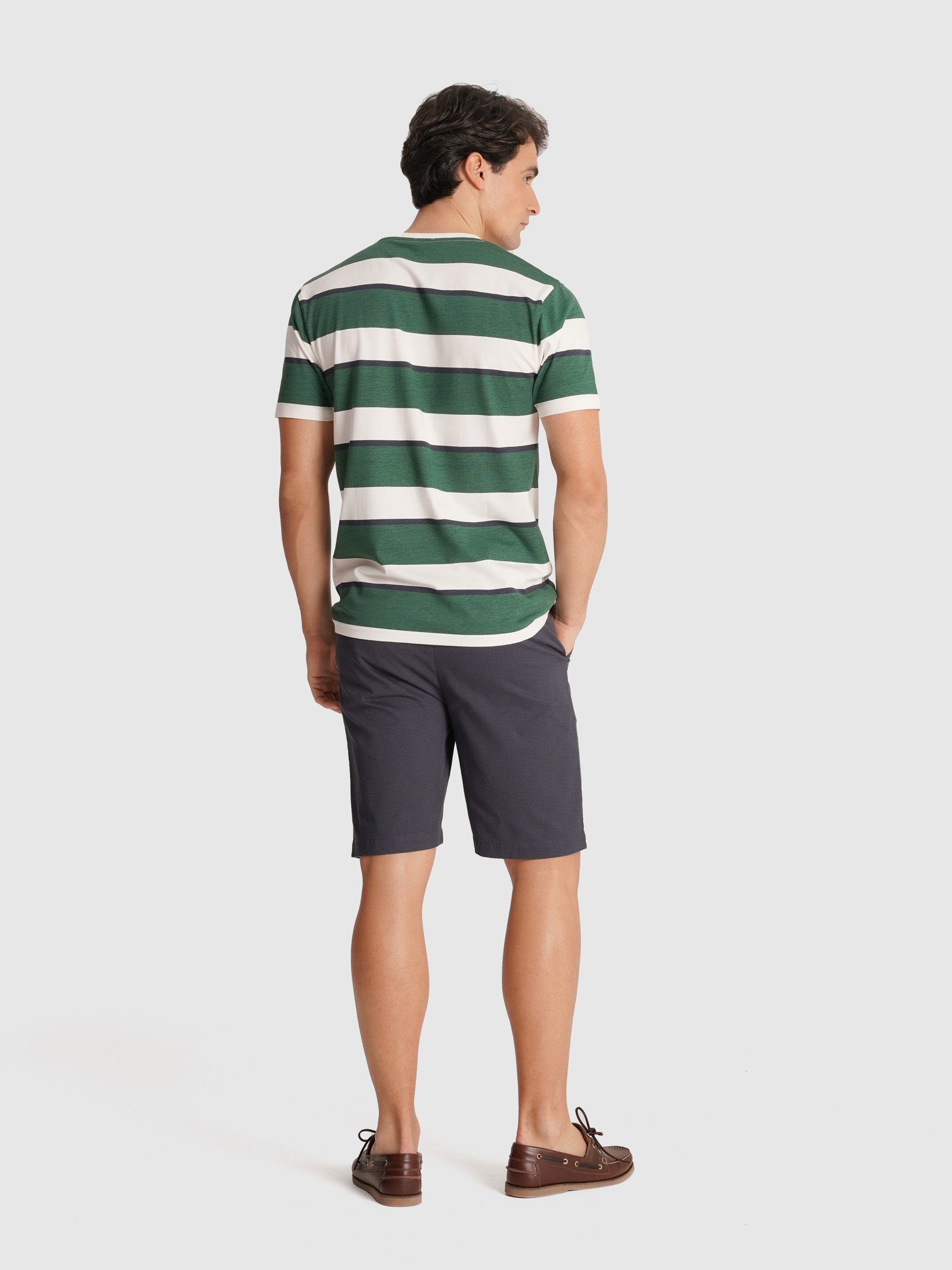 CAMISETA VERDE MANGA CORTA REGULAR FIT MR. AZUL