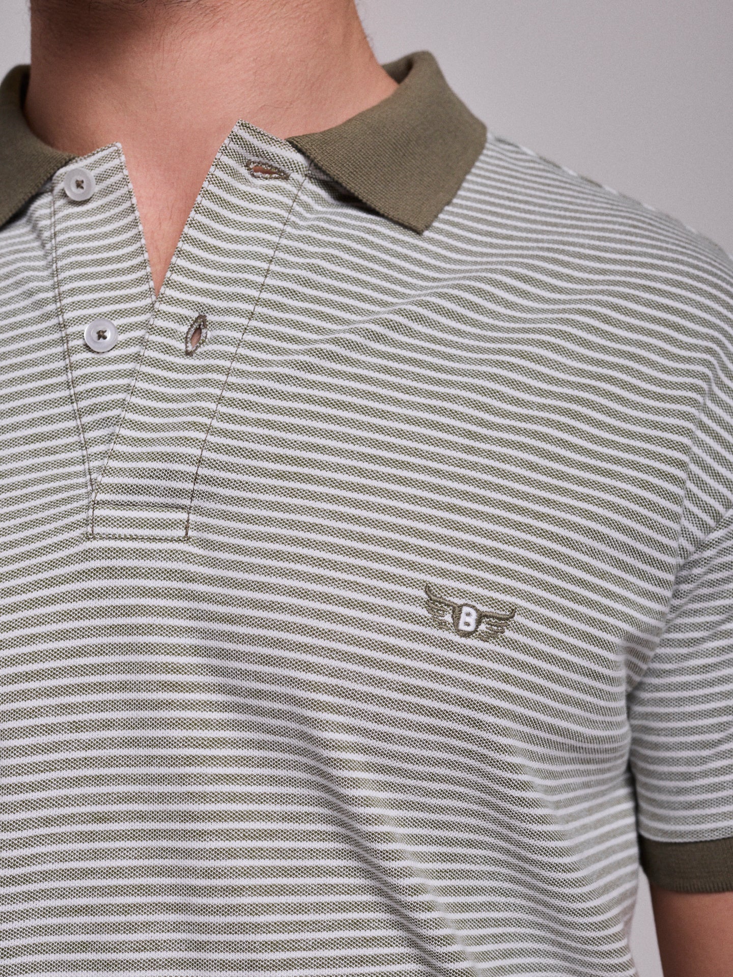 Polo Verde Manga Curta Regular Fit Mr. Blue