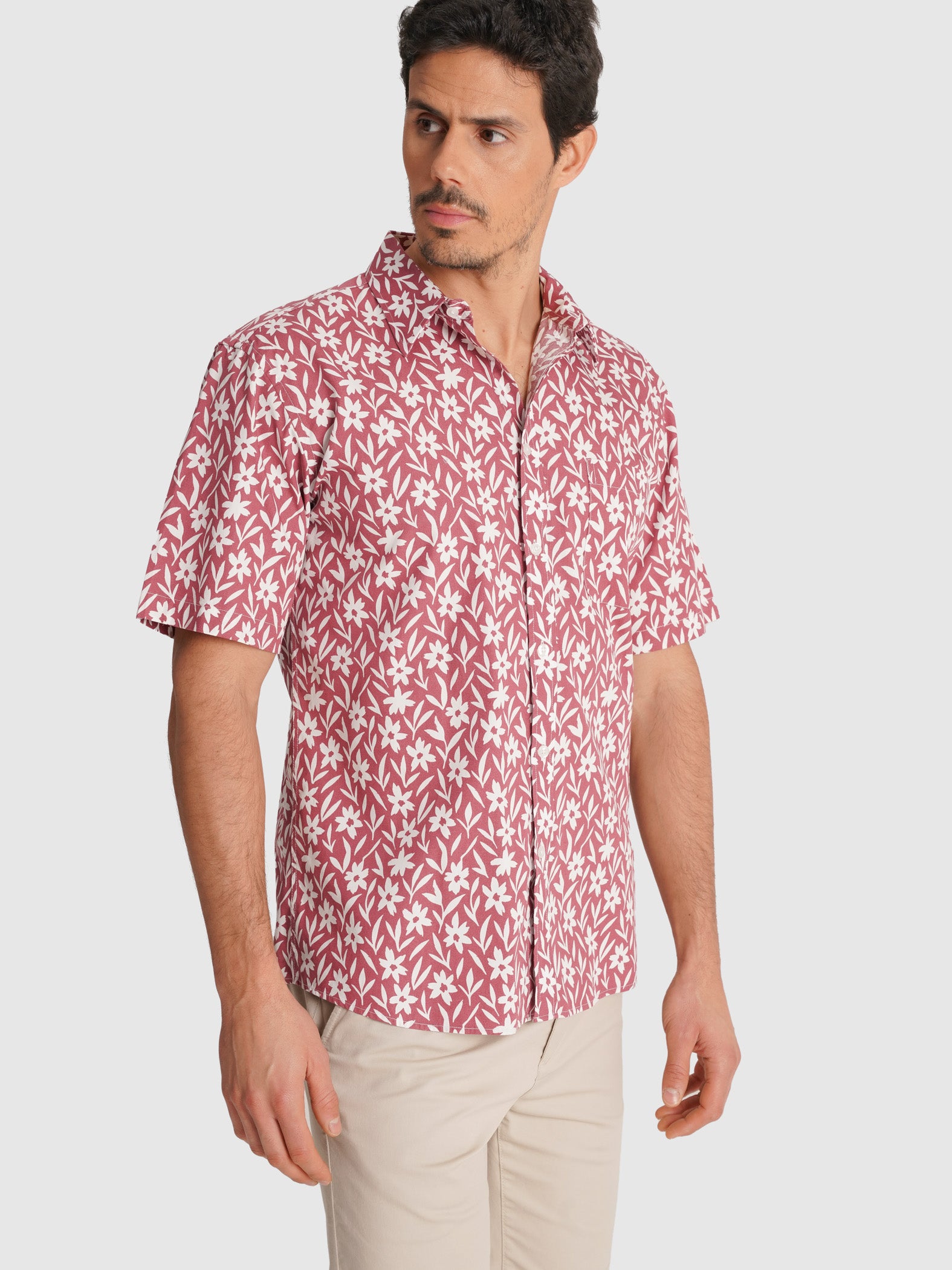 PINK SHORT SLEEVE REGULAR FIT MR. BLUE