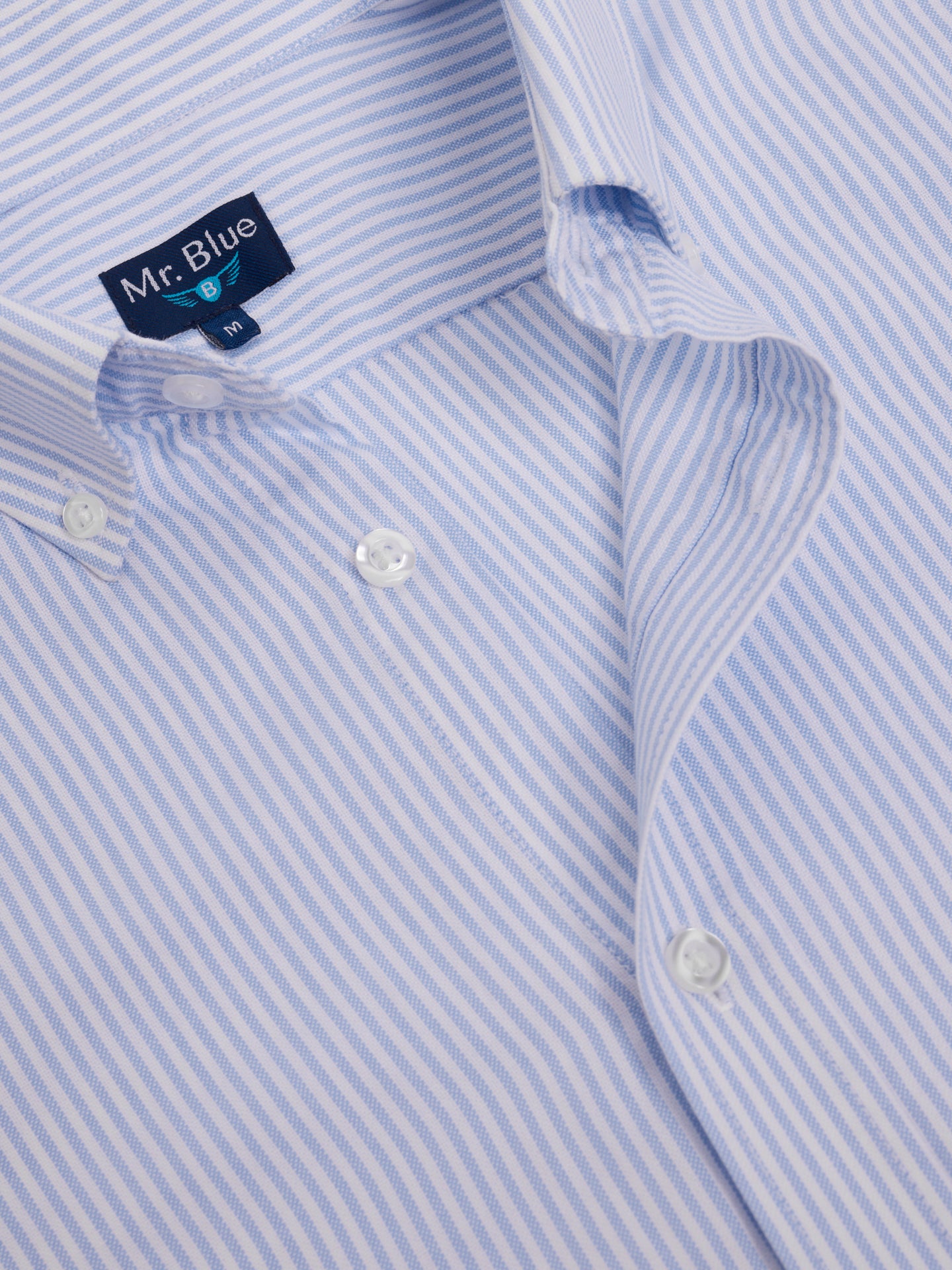 BLUE COTTON SHIRT LONG SLEEVE REGULAR FIT MR. BLUE