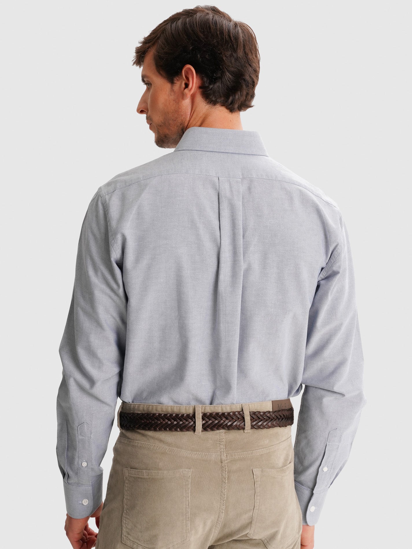 BLUE REGULAR FIT MR SHIRT. BLUE