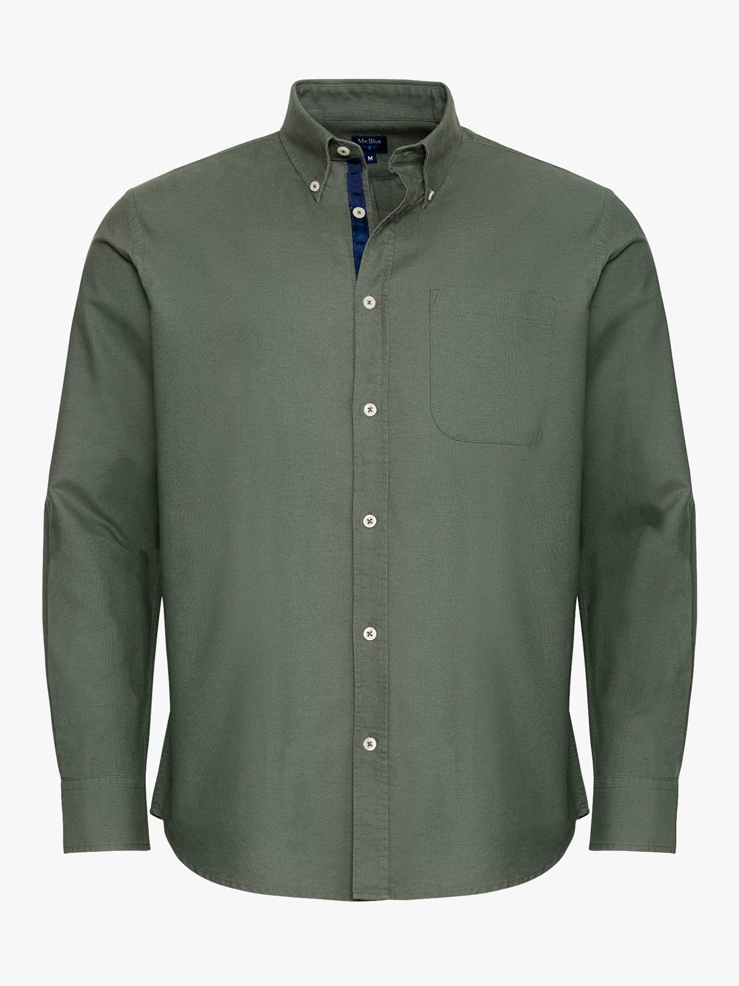BLUE REGULAR FIT MR SHIRT. BLUE