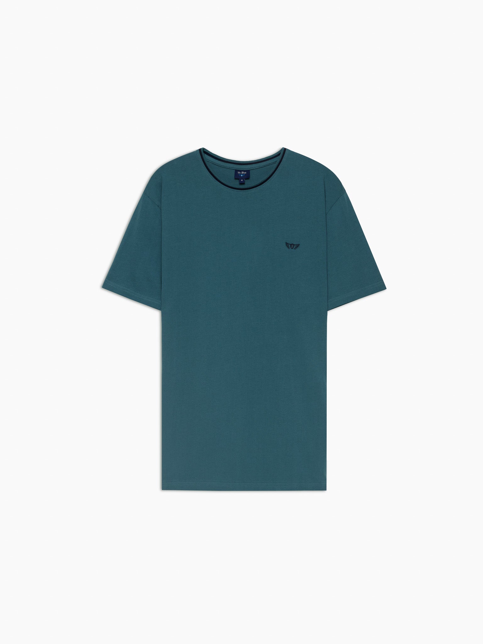CAMISETA VERDE MANGA CORTA REGULAR FIT MR. AZUL