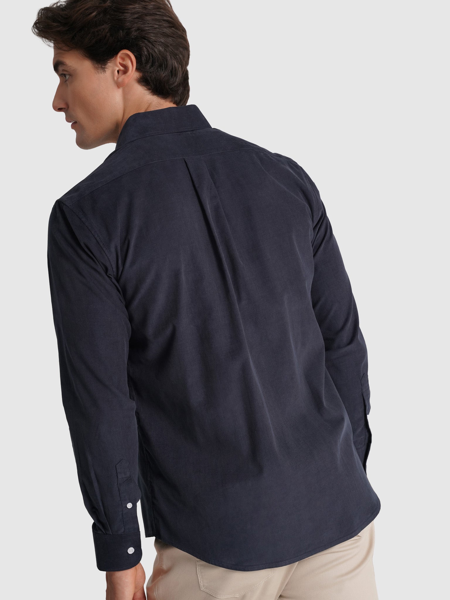BLUE COTTON SHIRT LONG SLEEVE REGULAR FIT MR. BLUE