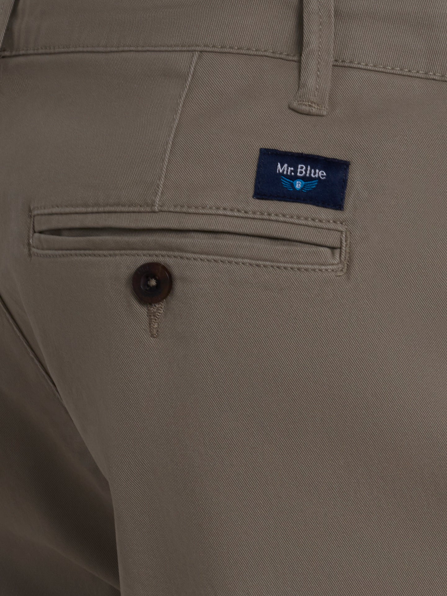 GRAY COTTON SLIM FIT MR. BLUE