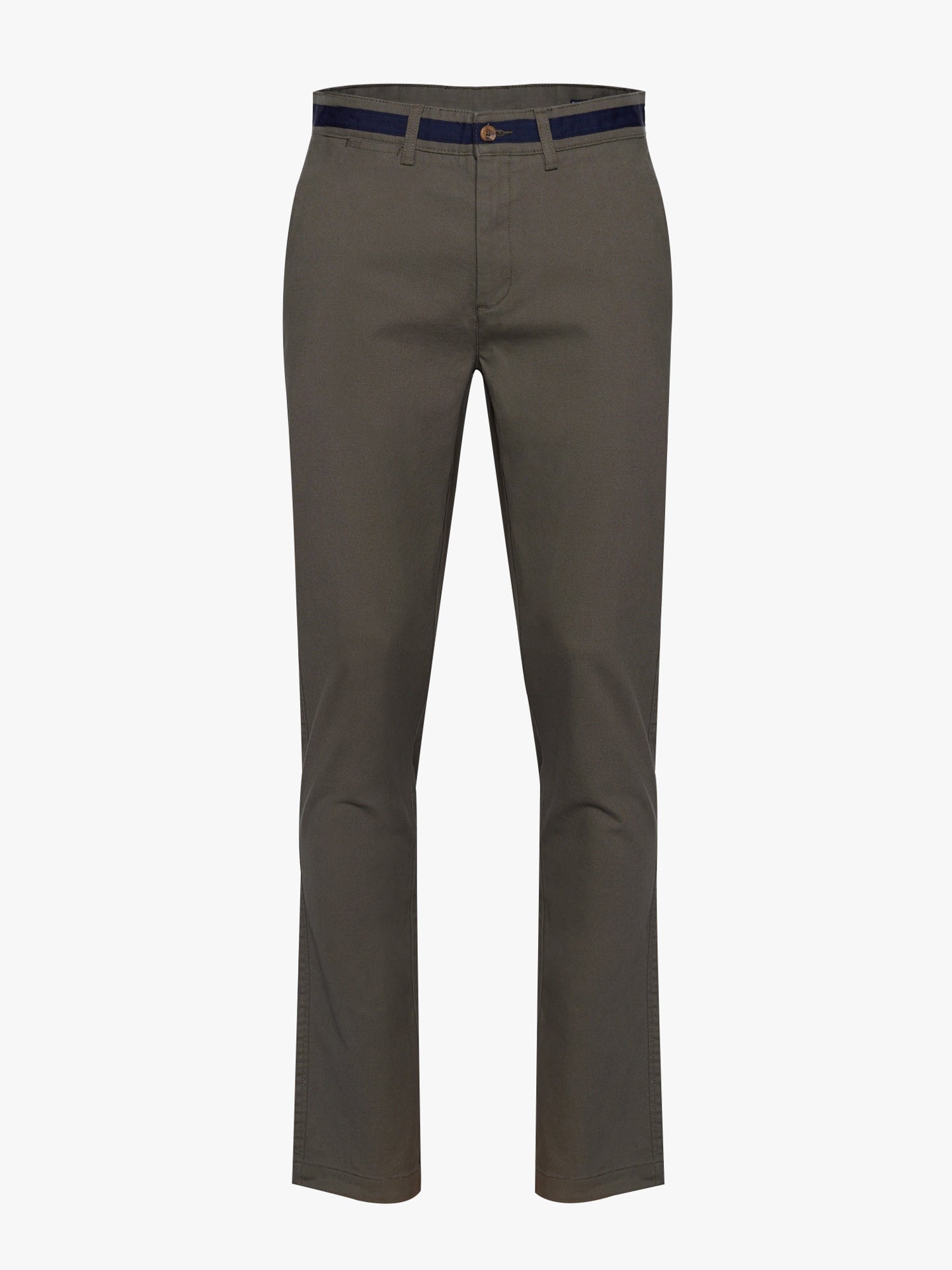 Pantalón chino verde dobby de corte estándar de Mr. Blue