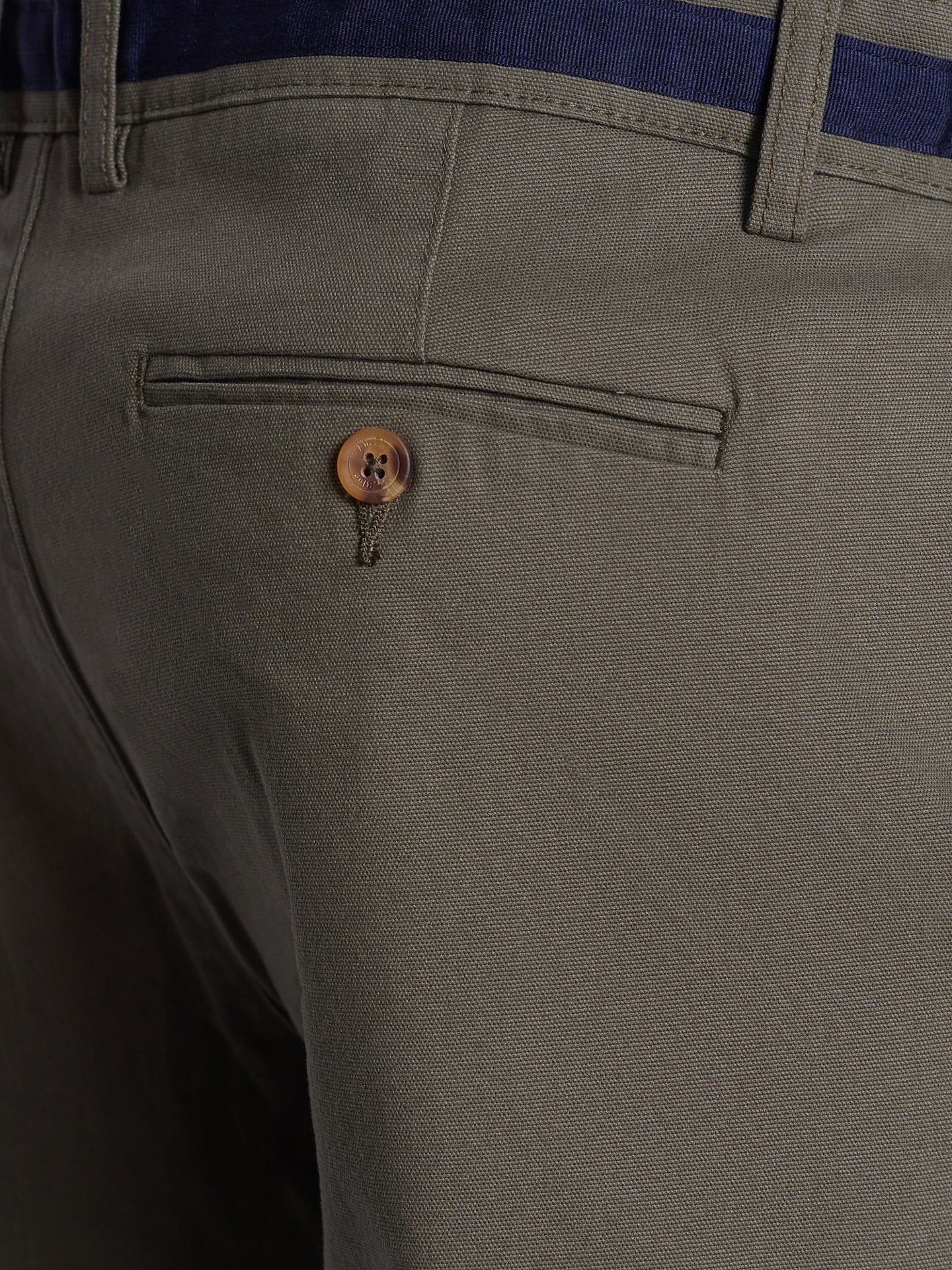 Pantalón chino verde dobby de corte estándar de Mr. Blue