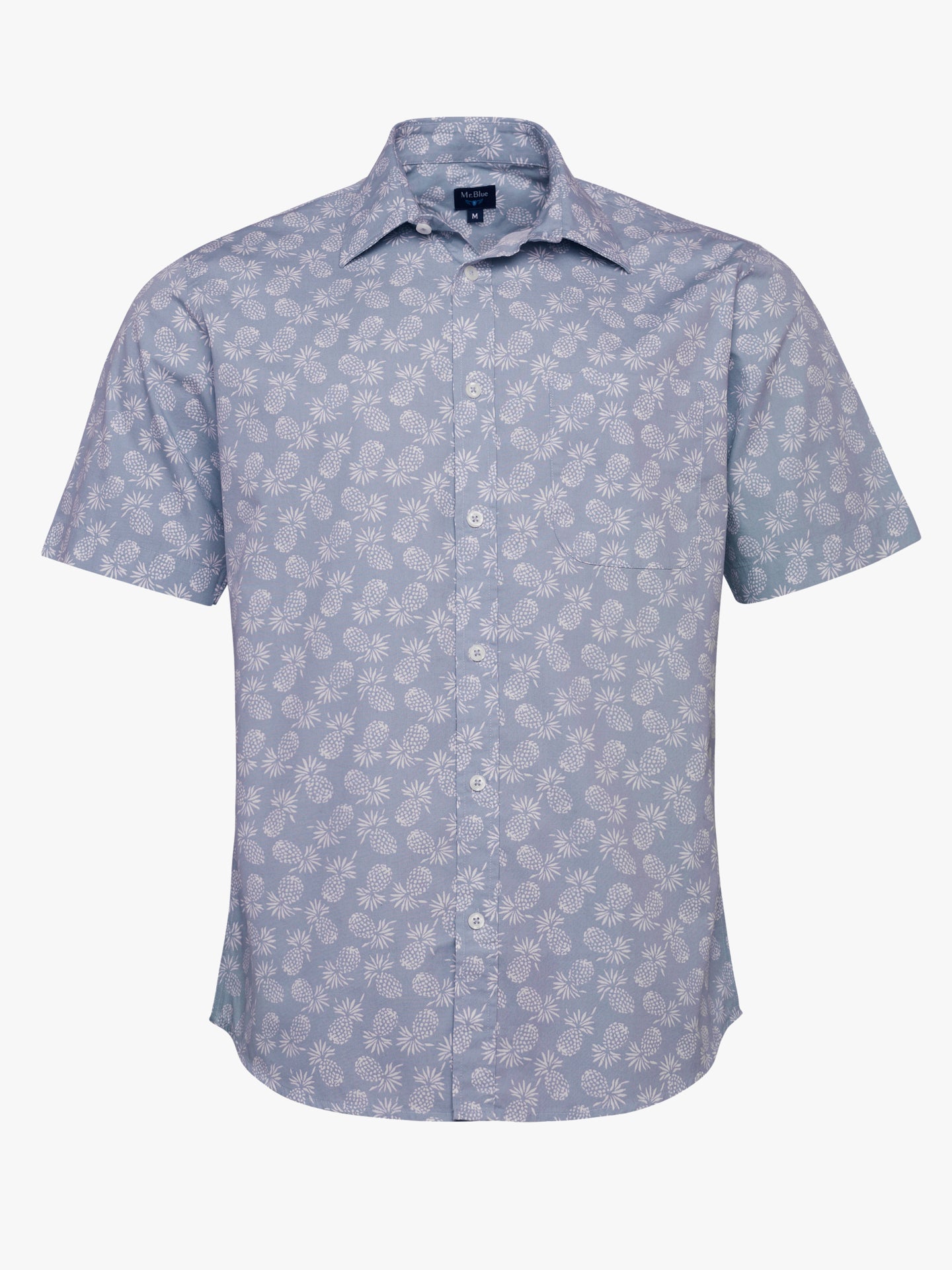 Camisa Popelina Regular Fit Azul Mr. Blue