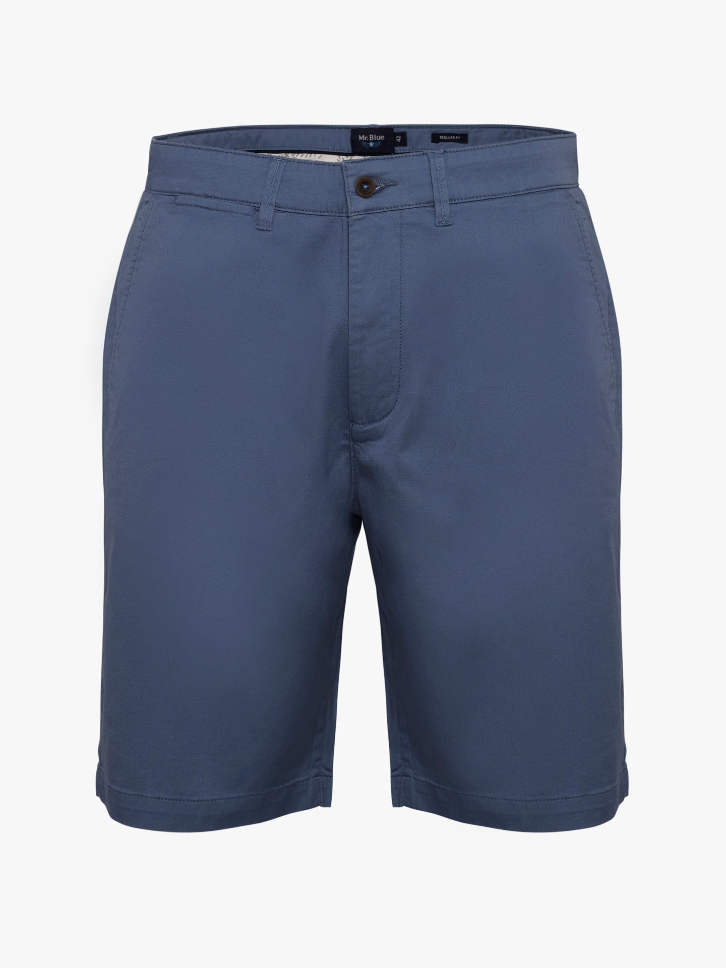 Pantalones cortos azules de corte regular Mr. Blue