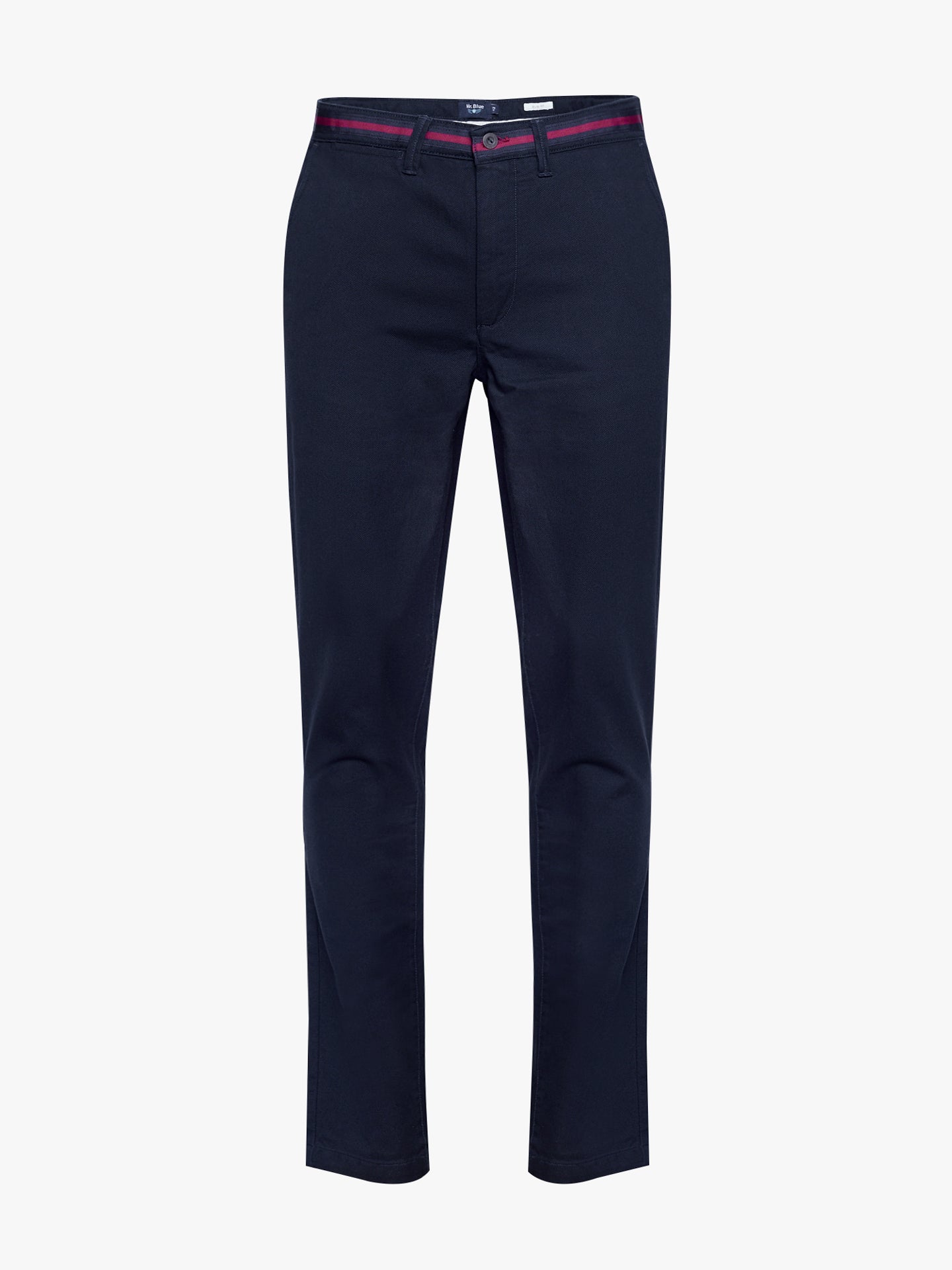 Pantalón chino azul de corte slim de Mr. Blue