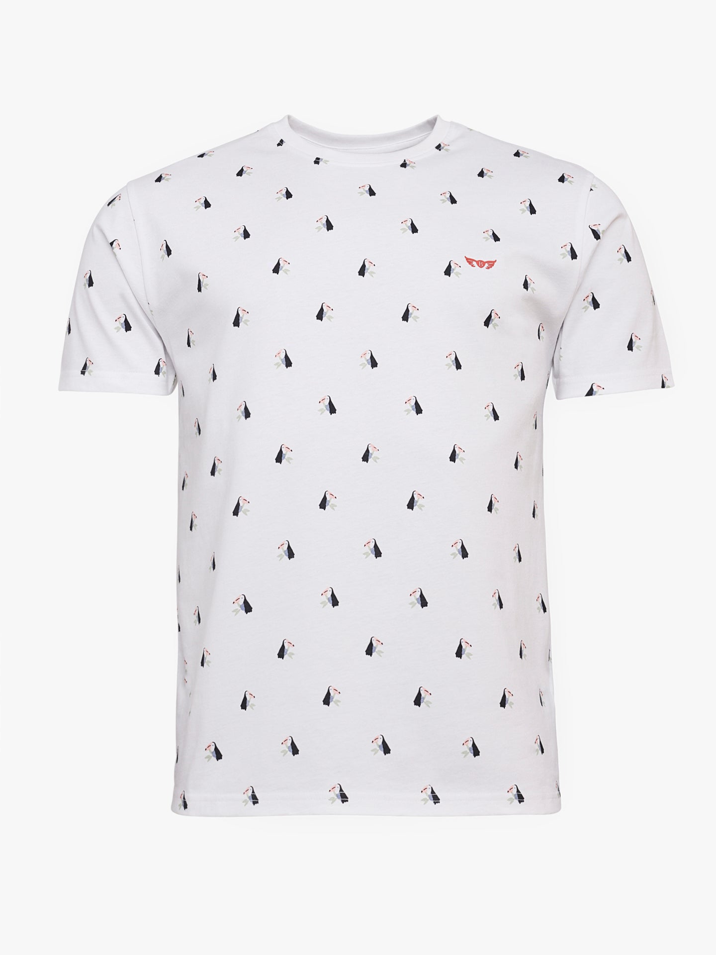 Camiseta Mr. Blue 100% Algodón Blanco